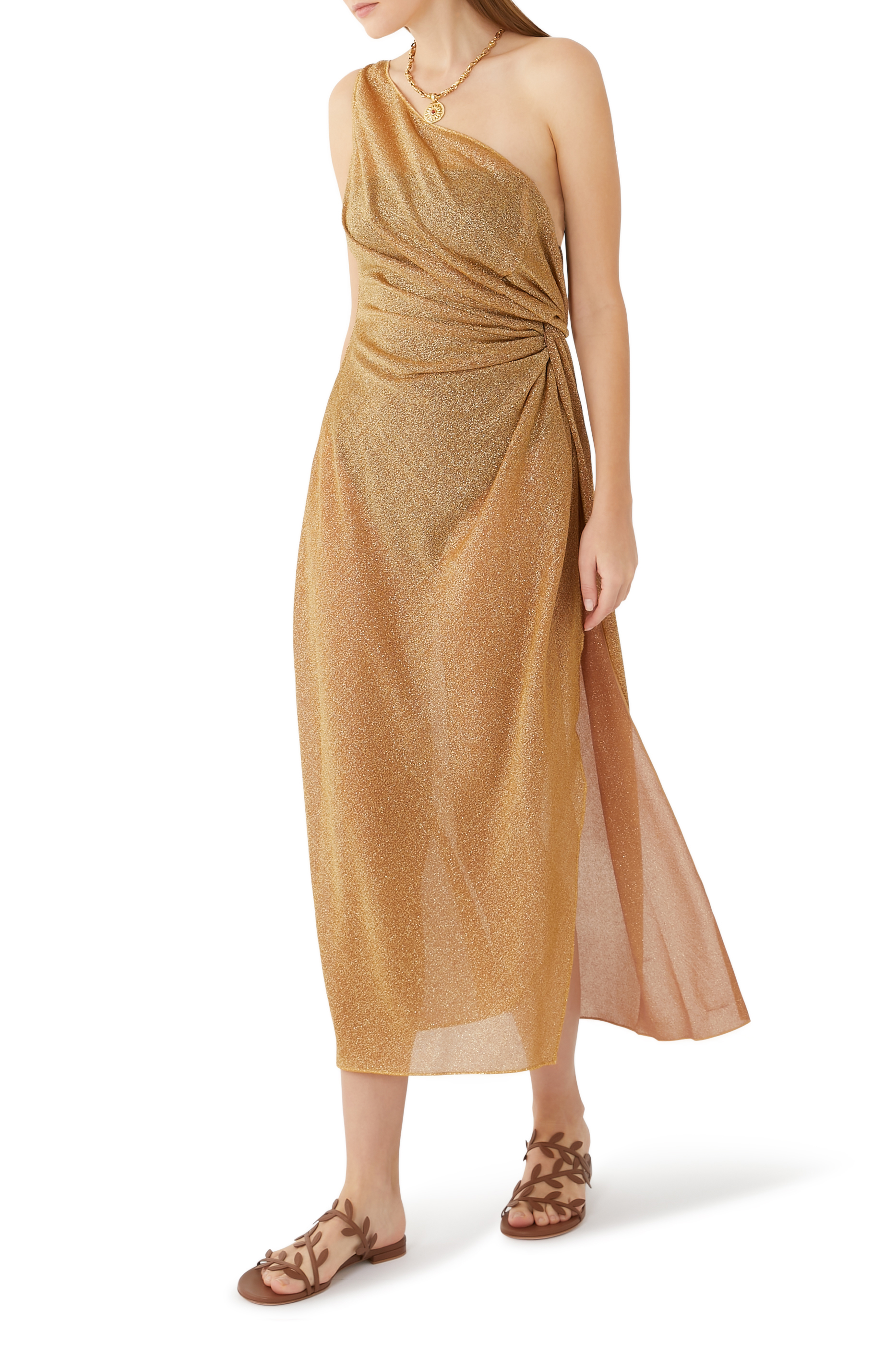 Lumière Knot Midi Dress