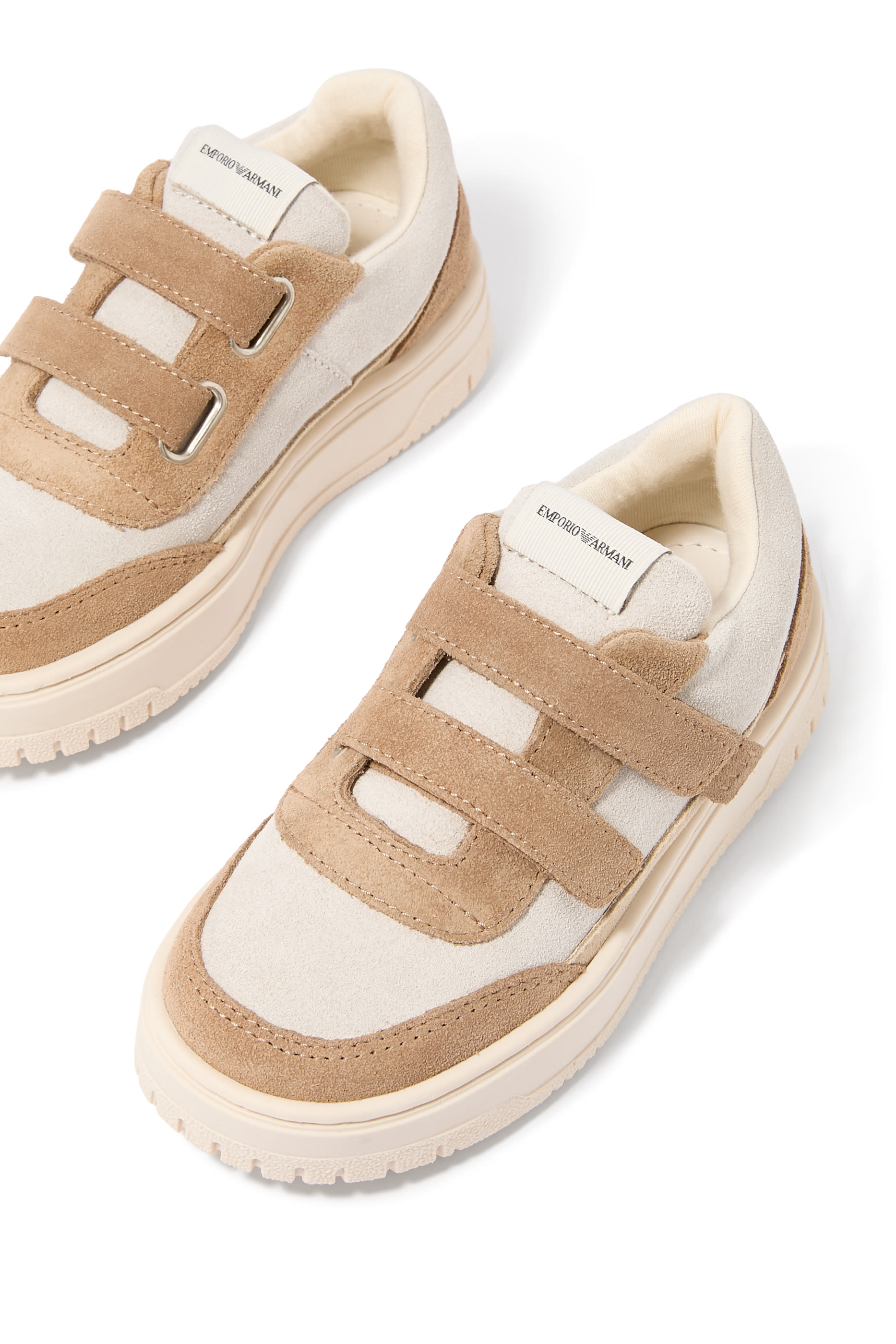 Kids Velcro Suede Sneakers
