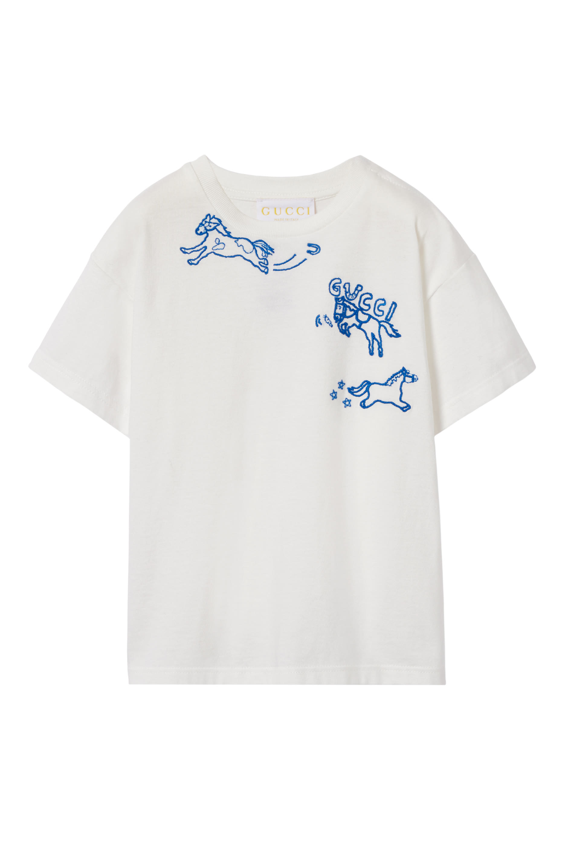 Kids Cotton Jersey T-Shirt with Print 