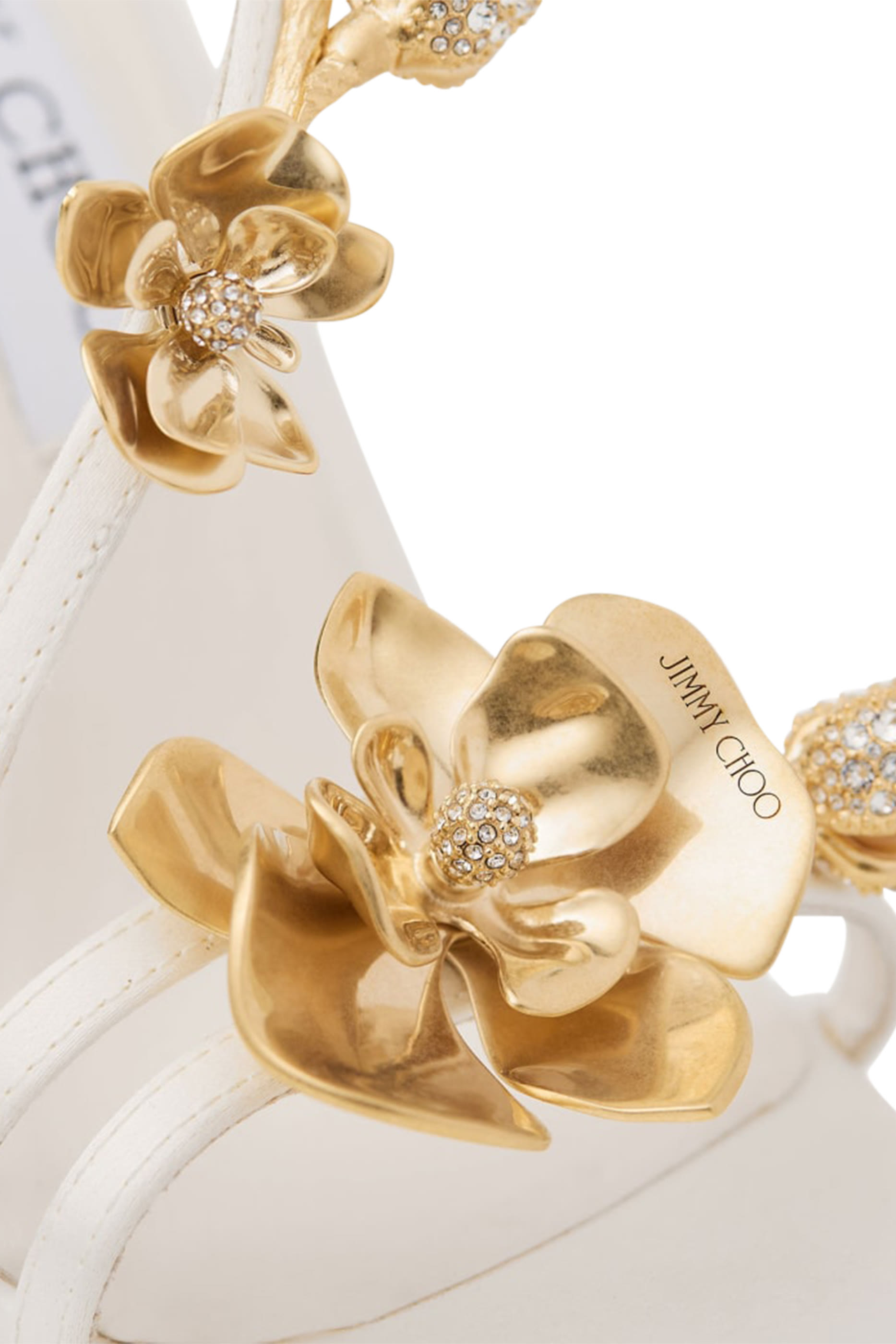 Zea Satin Flower 95 Sandals