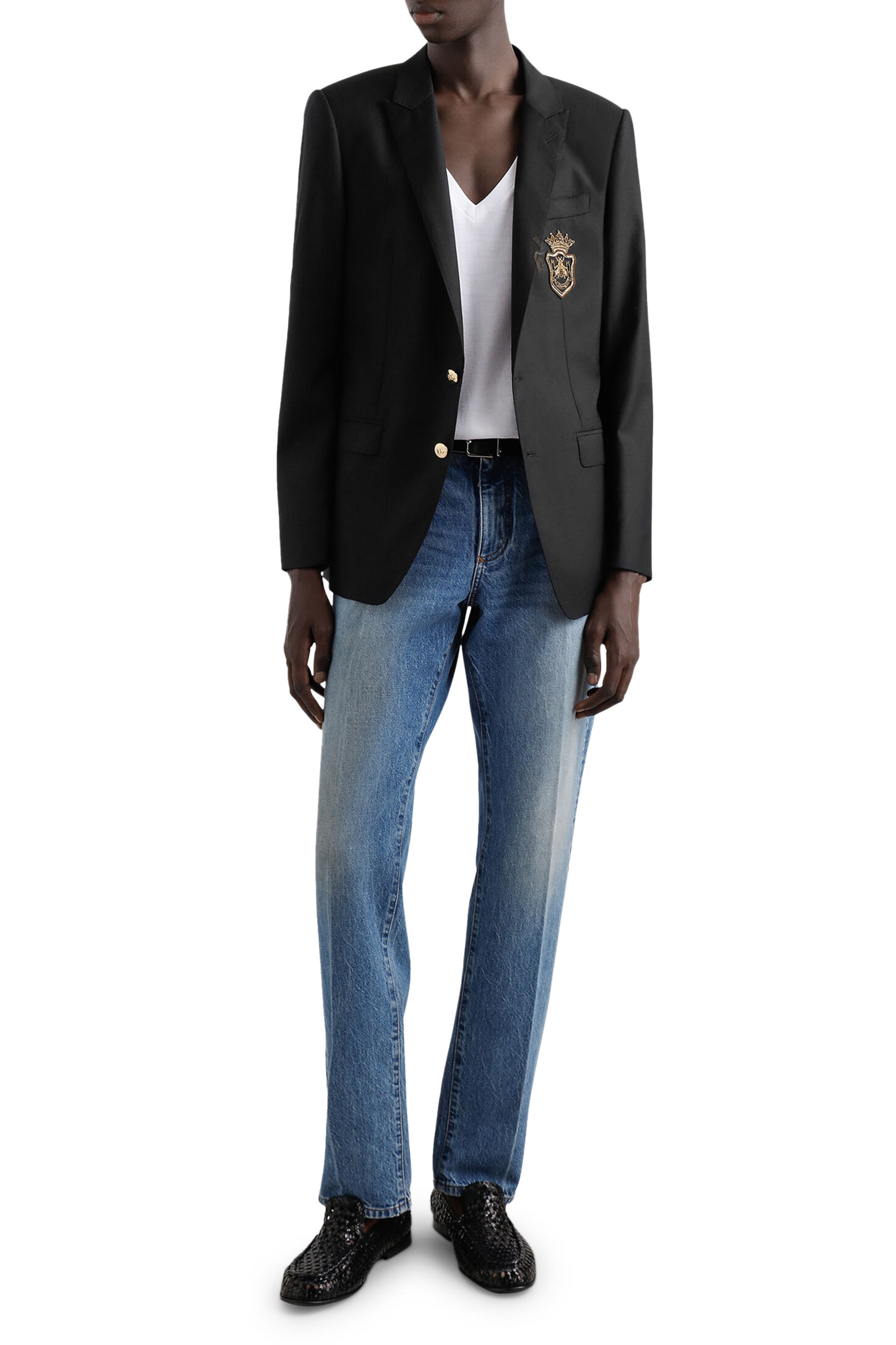 Single-Breasted Martini-Fit Jacket