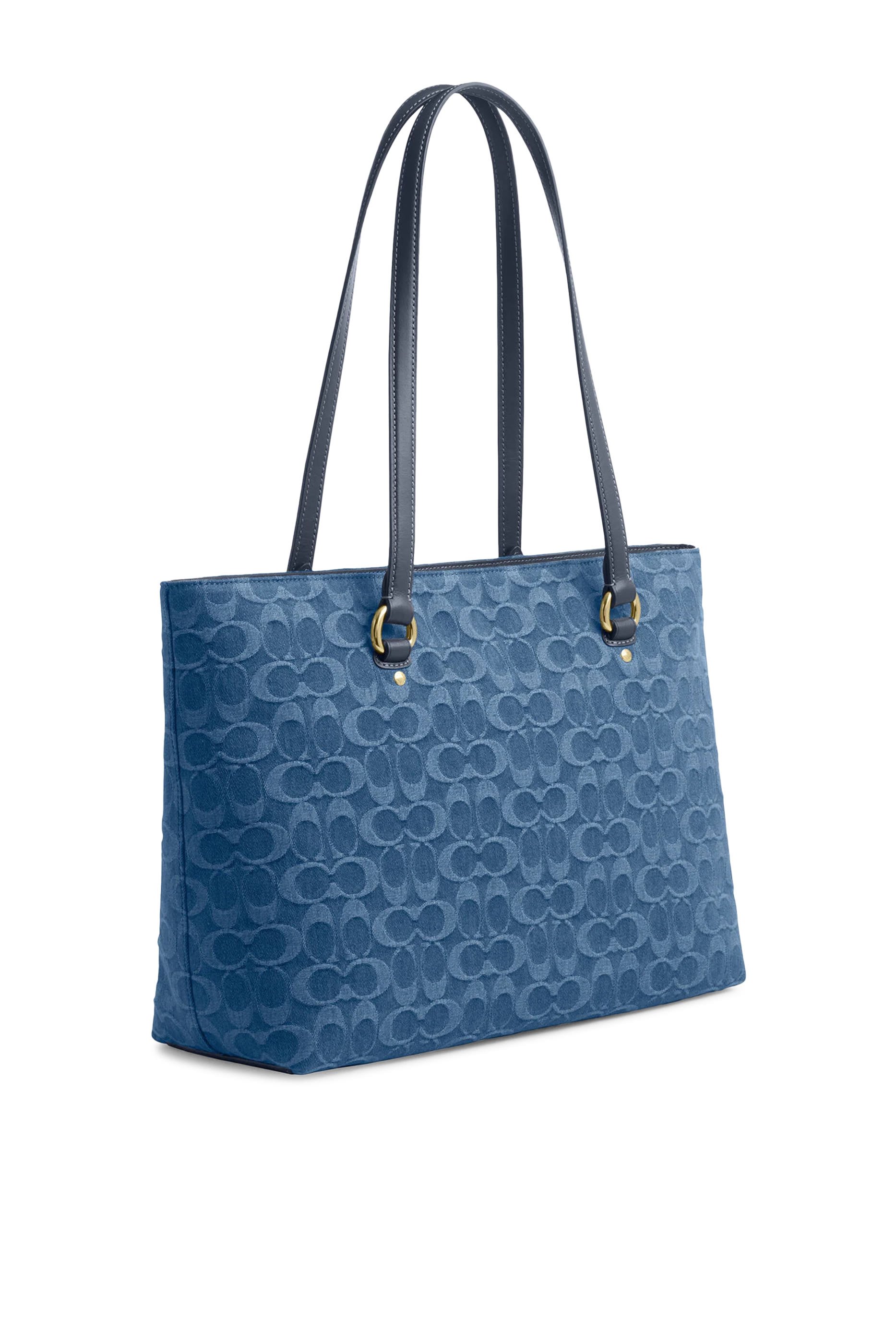Station Tote Bag in Signature Denim