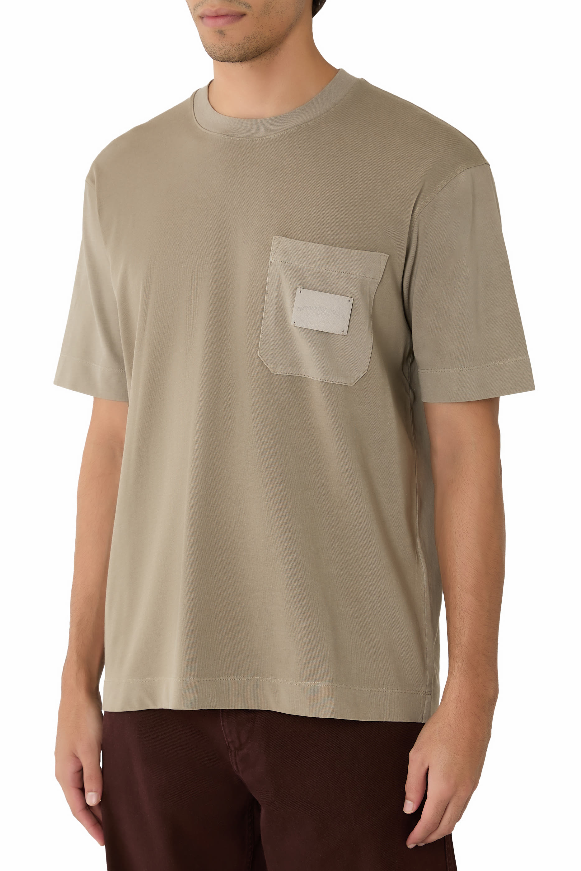 Logo Patch Short-Sleeves T-Shirt 