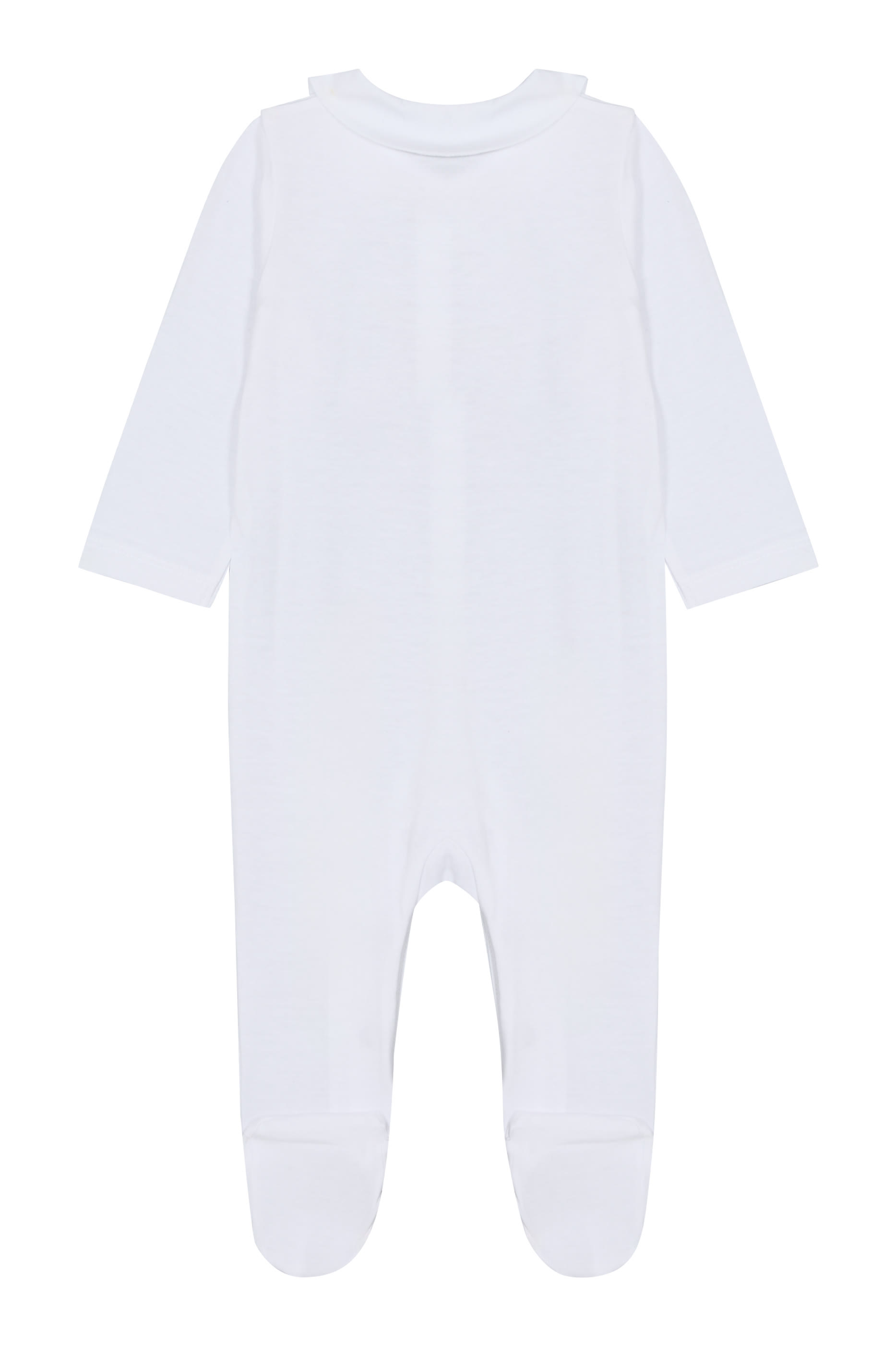 Kids Pointed Collar Embroidered Pajama