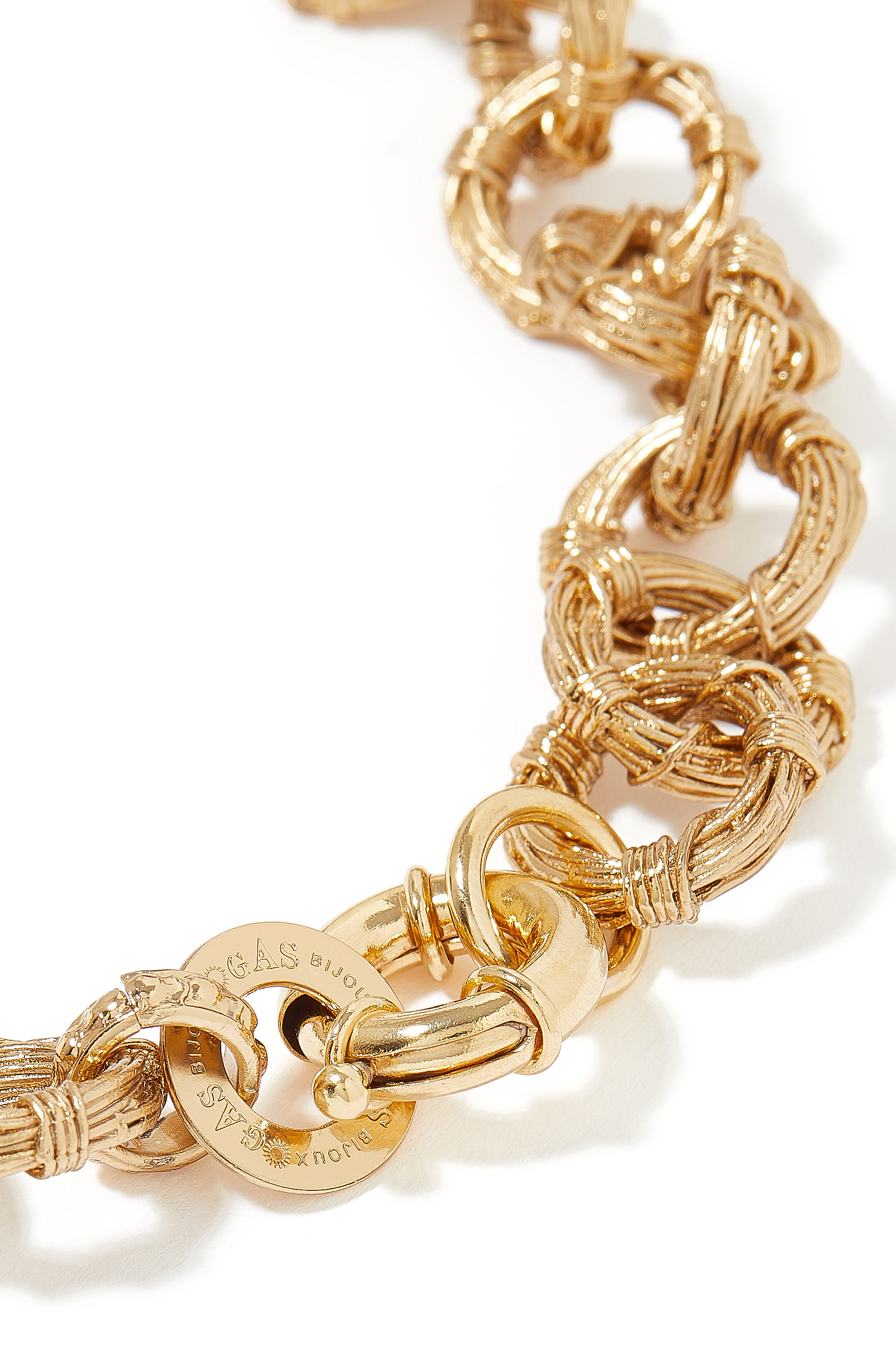 Maille Ariane Necklace, Gold-Plated Metal
