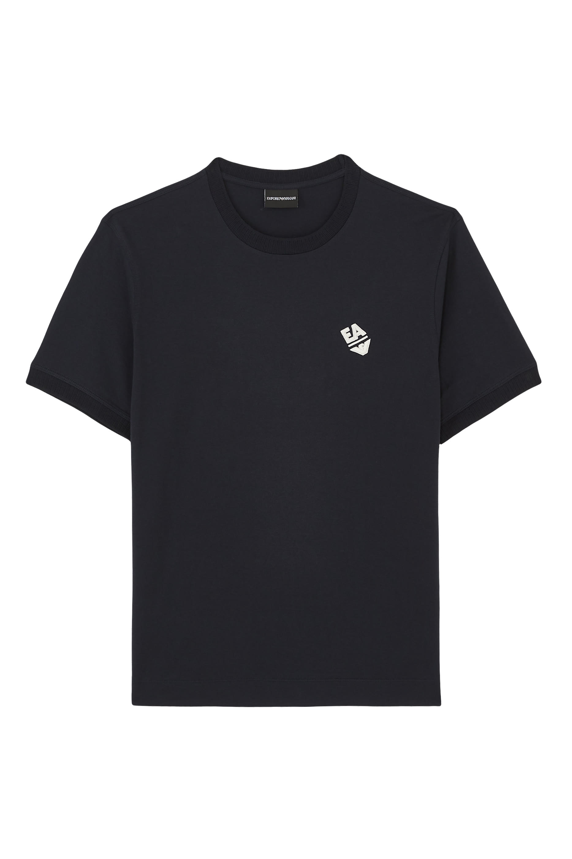 Ribbed Logo T-Shirt