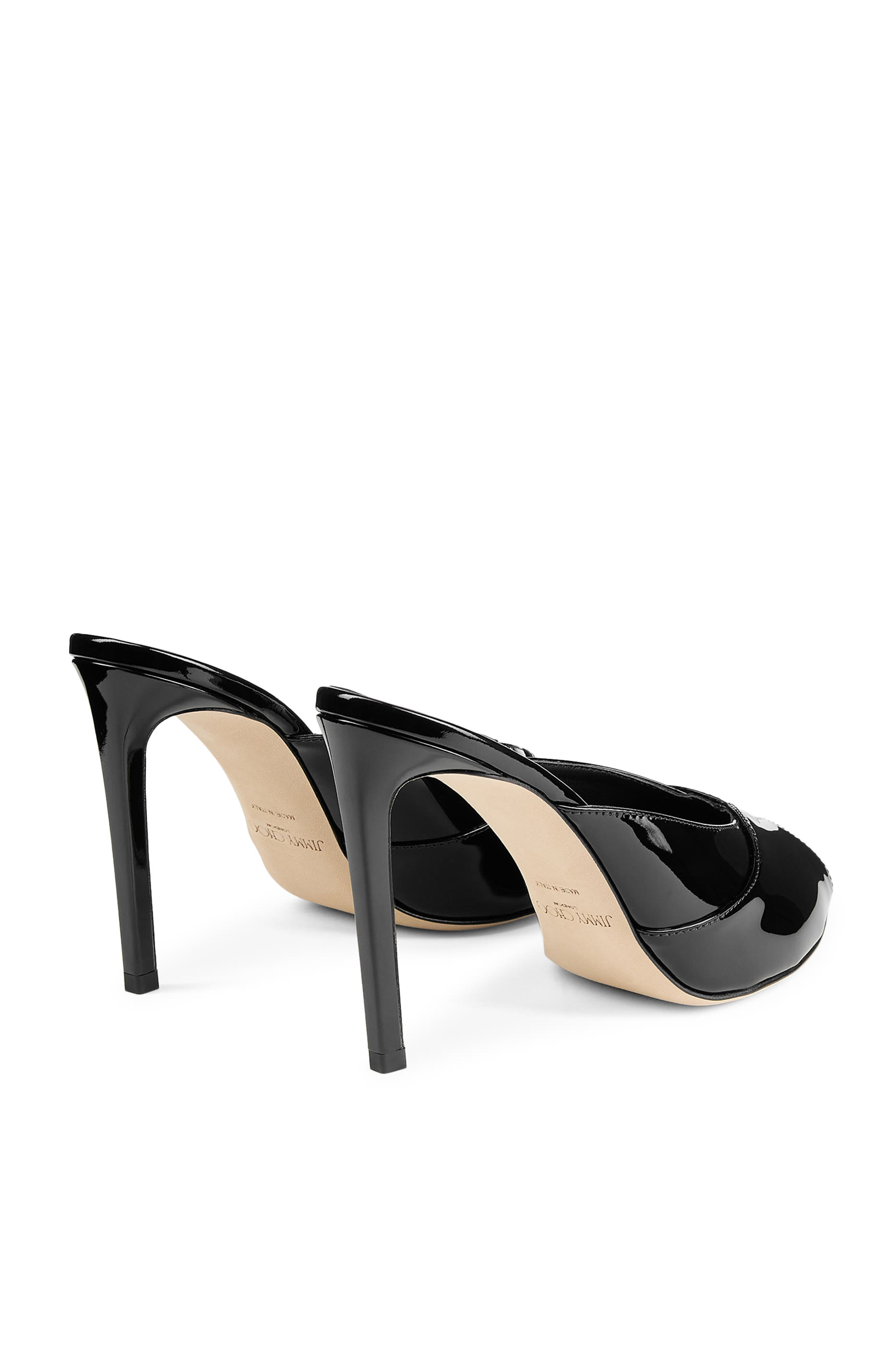 Brigitte 100 Patent Leather Mules