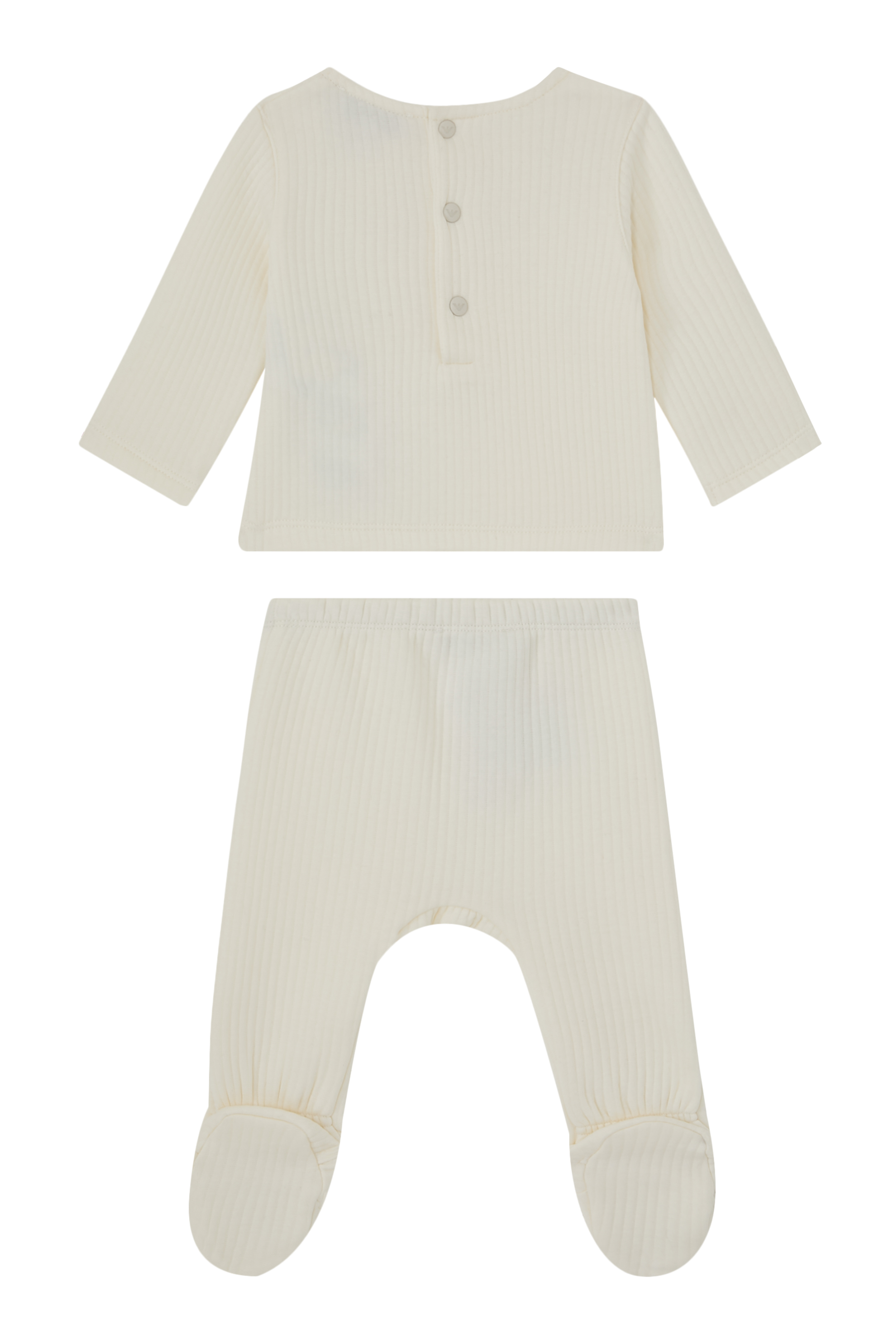 Kids 2-Piece Contrast Piping Set