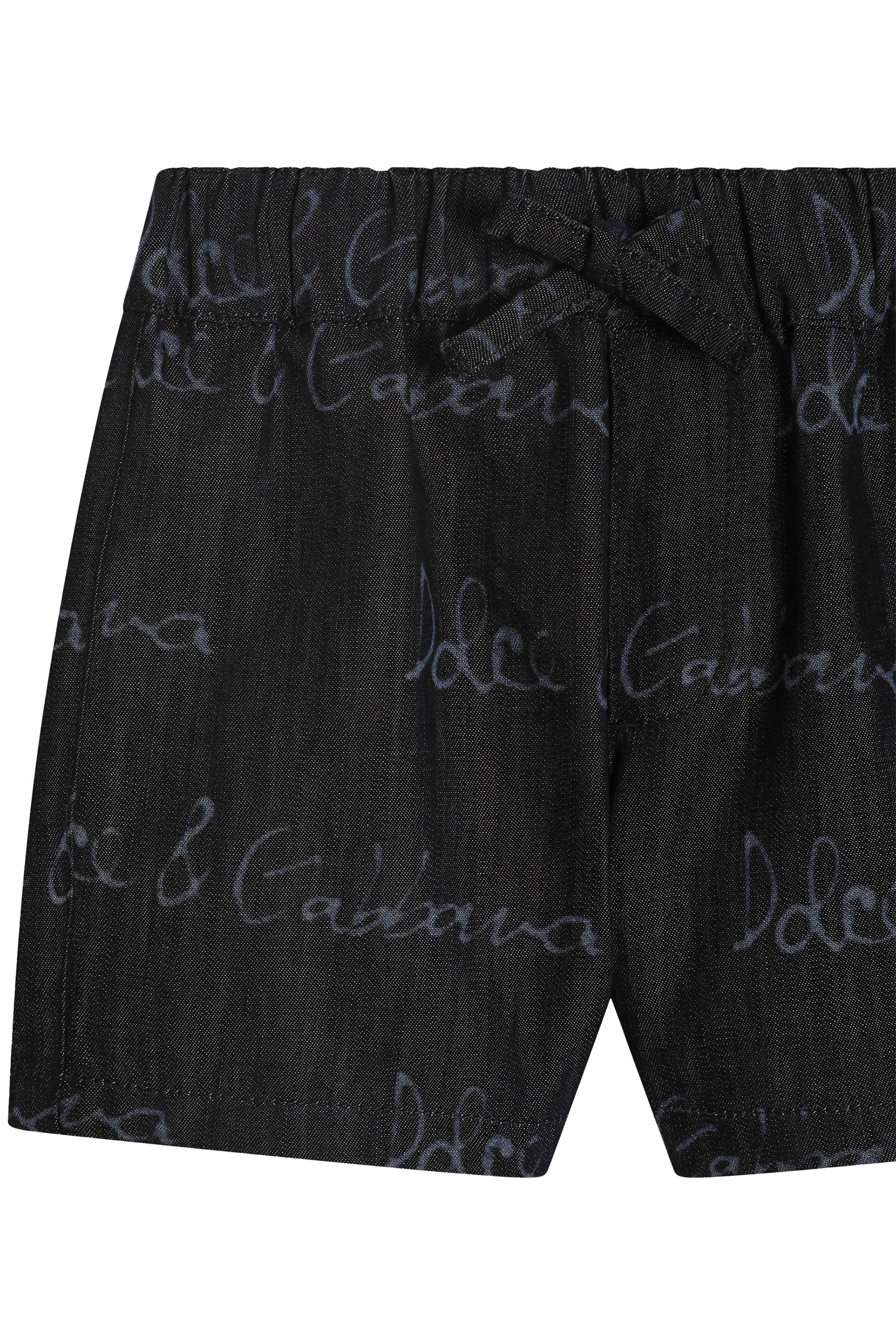 Kids All-Over Logo Print Shorts