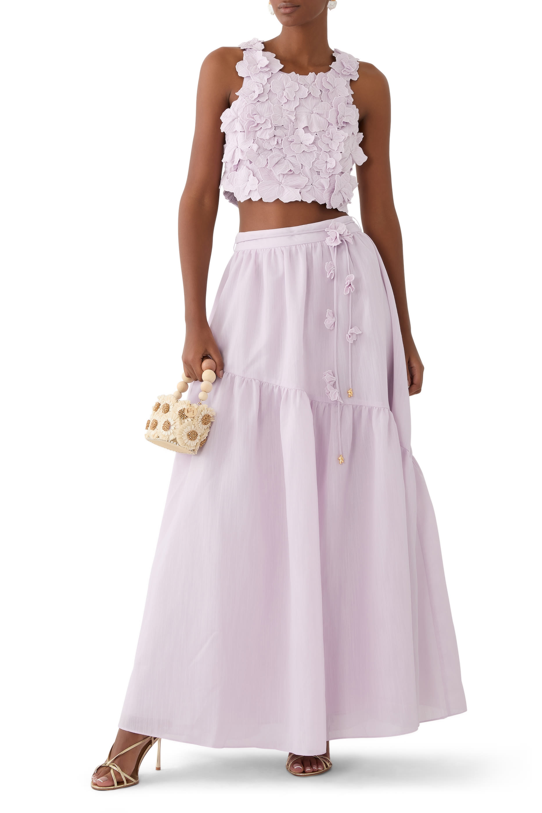 Splendour Flower Shell Top