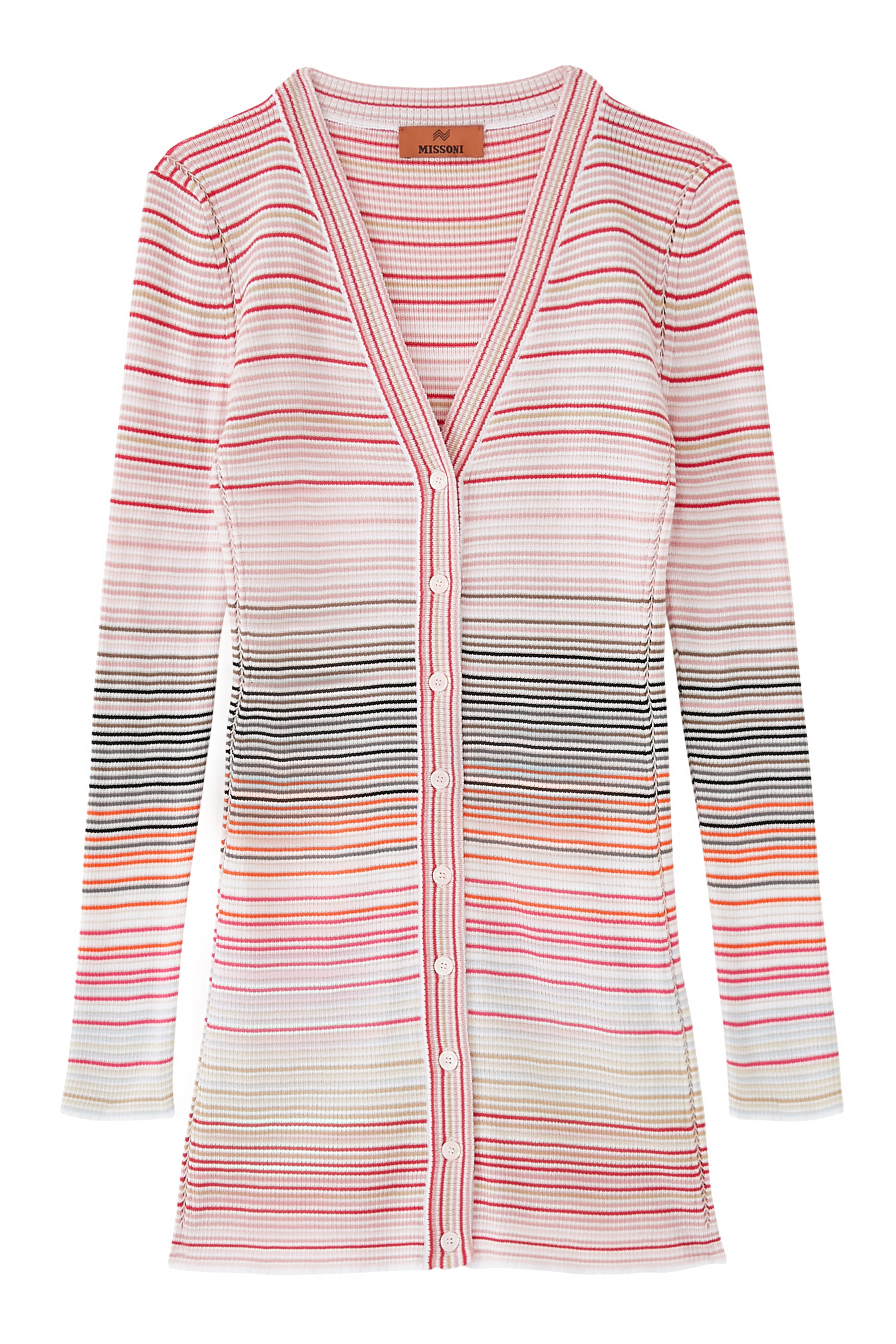 Zig-Zag Cotton Cardigan