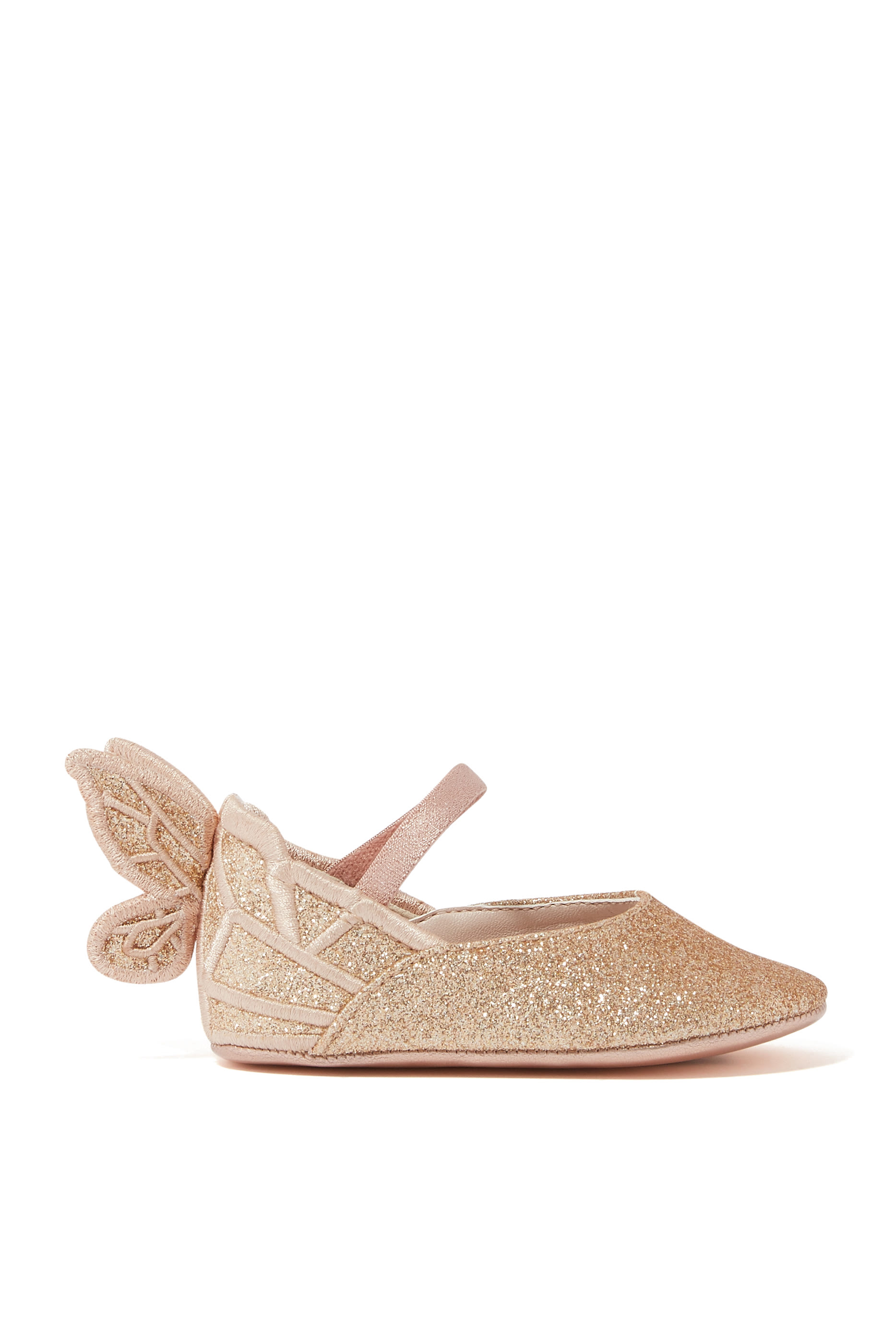 Kids Chiara Embroidered Ballerina Flats