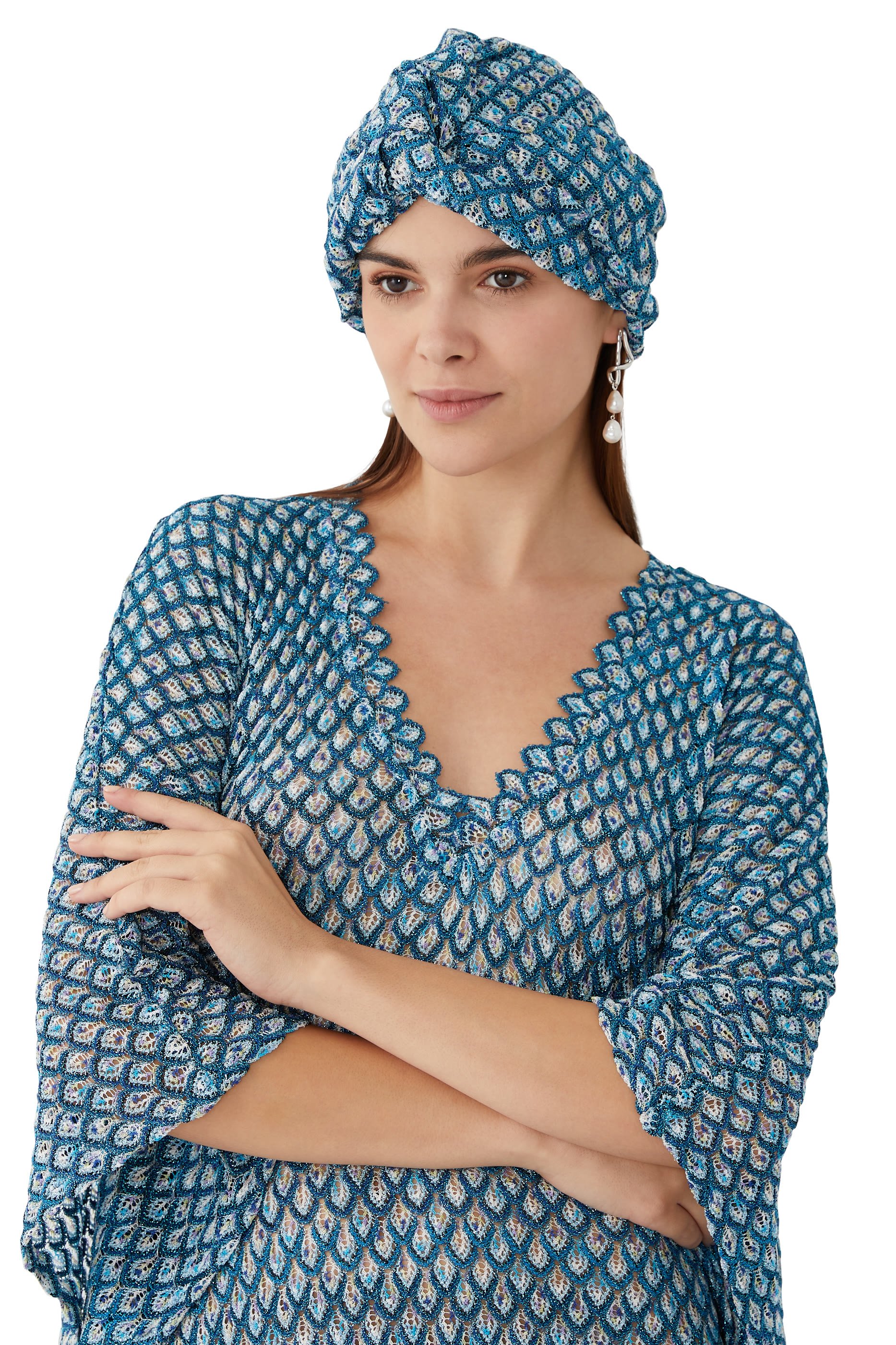 Exclusive Mare Lace Raschel Turban