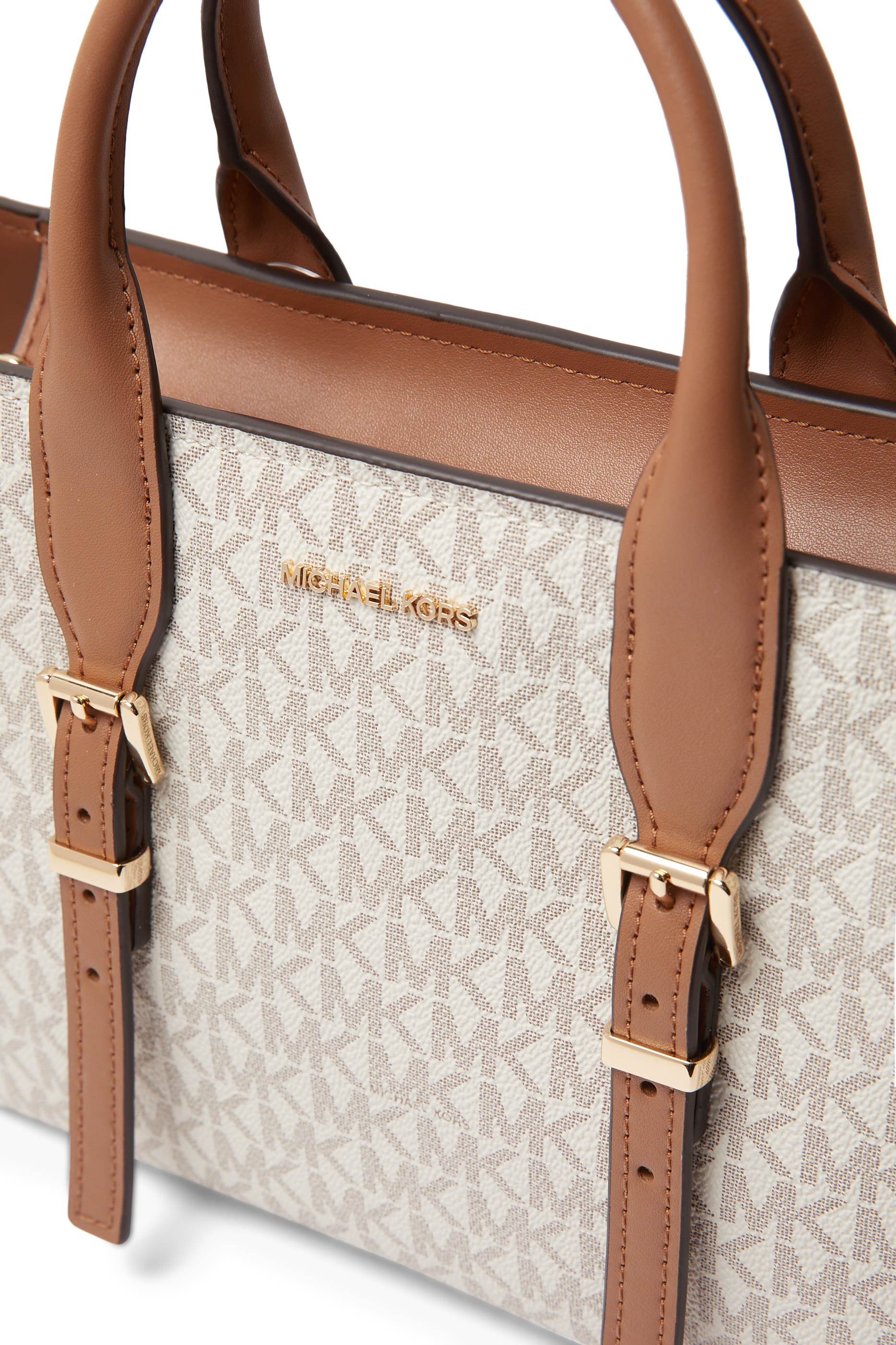 Small Moore Logo Coated Canvas Tote Bag