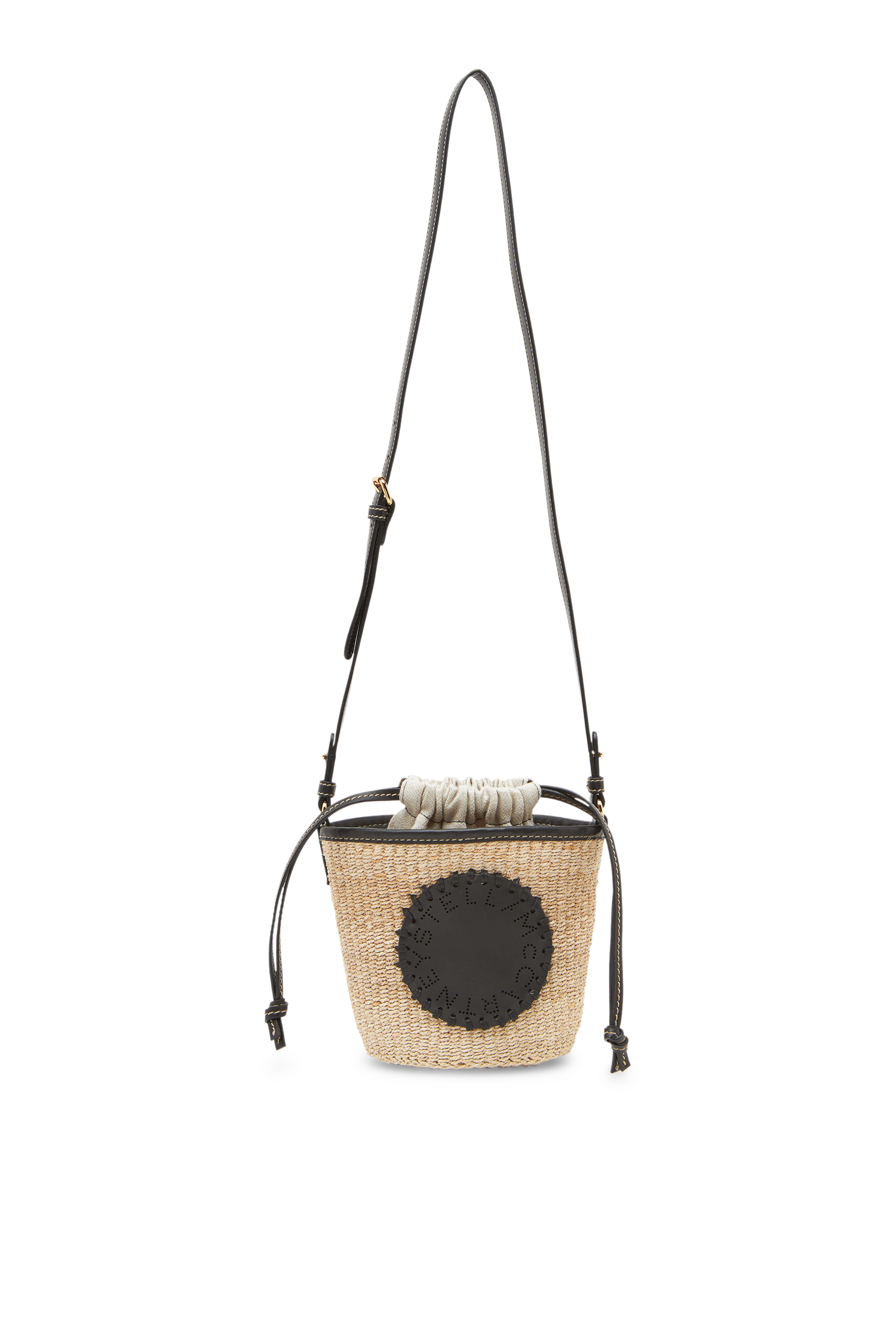 Abaca Crossbody Bucket Bag