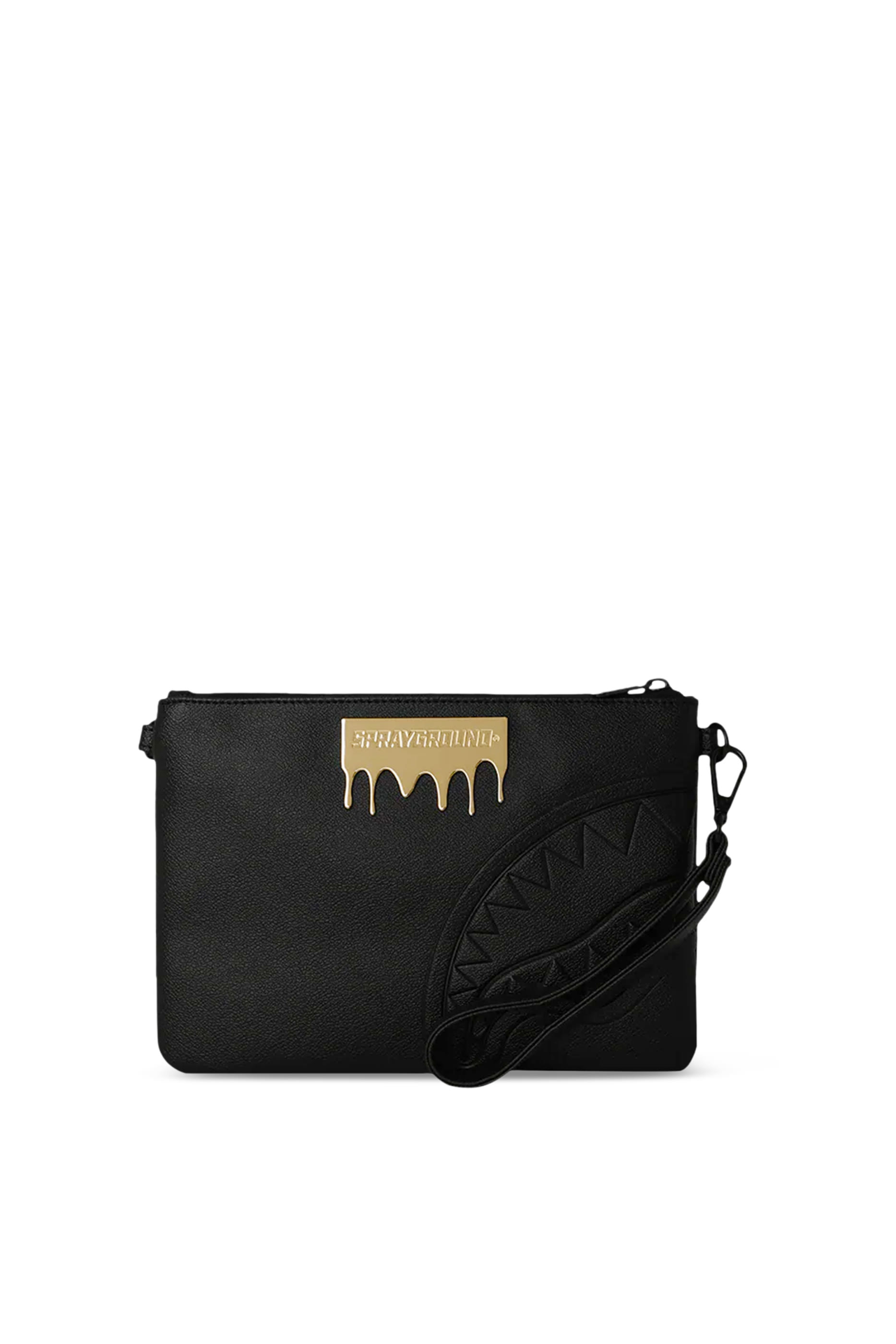 Kids Gold Brick Drip Crossover Clutch