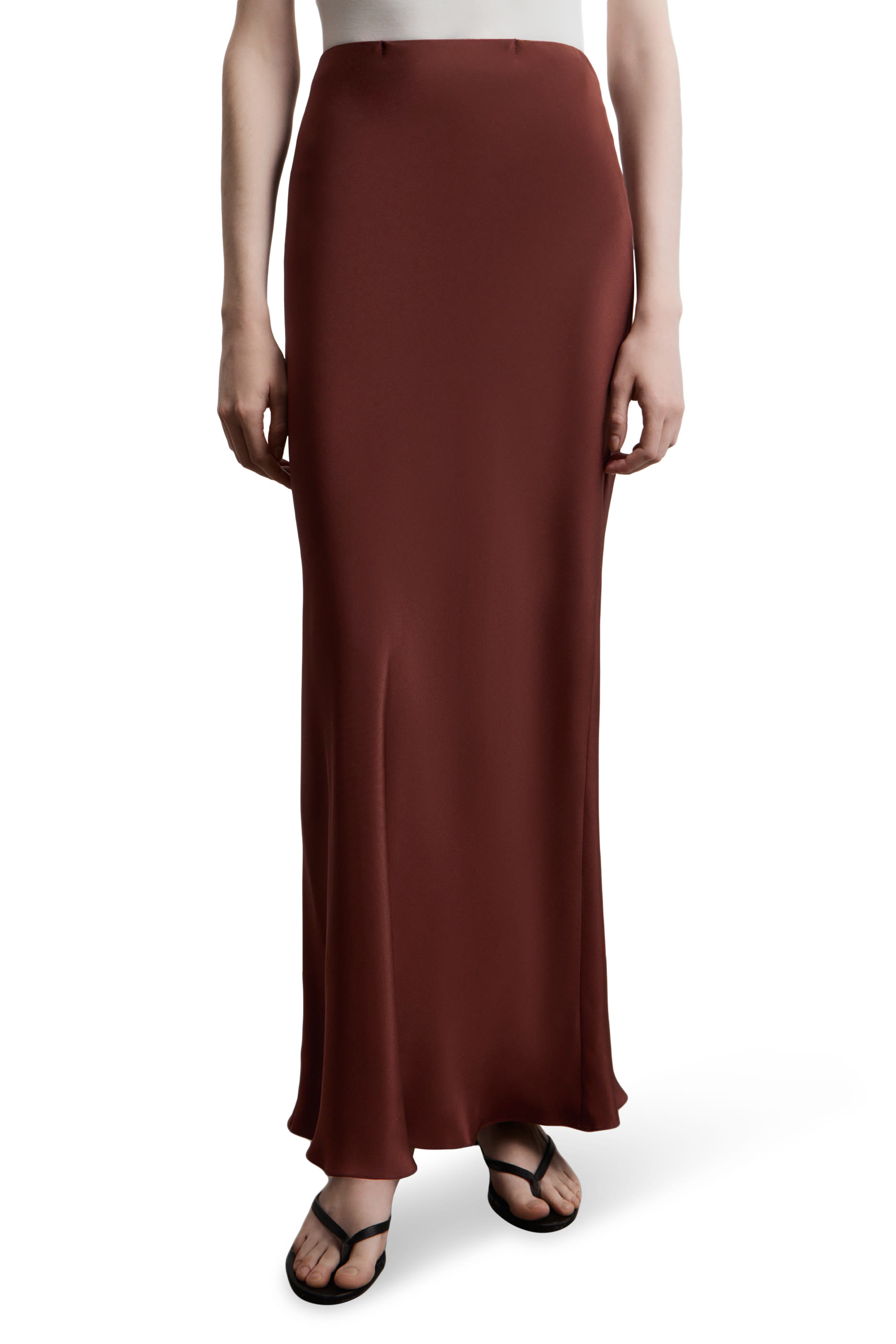 Mulberry Silk Maxi Skirt 