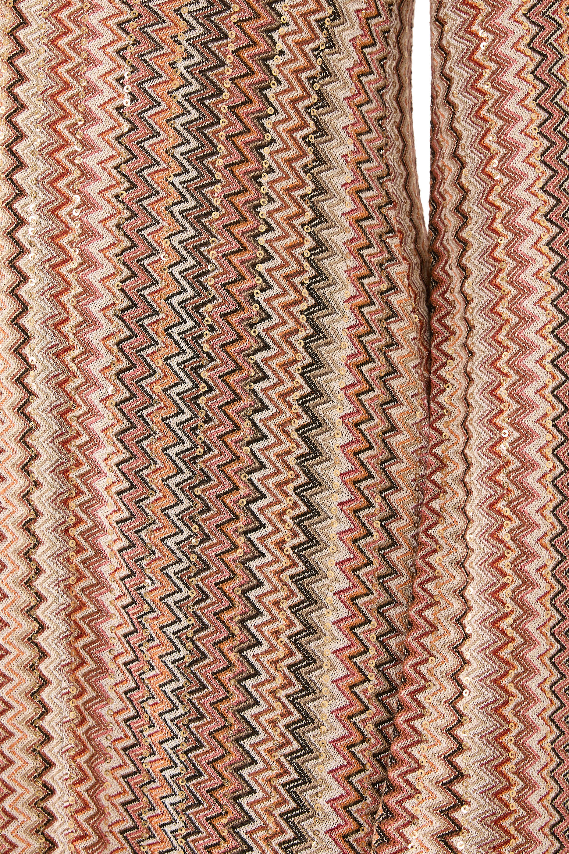 Zigzag Lamé Cardigan