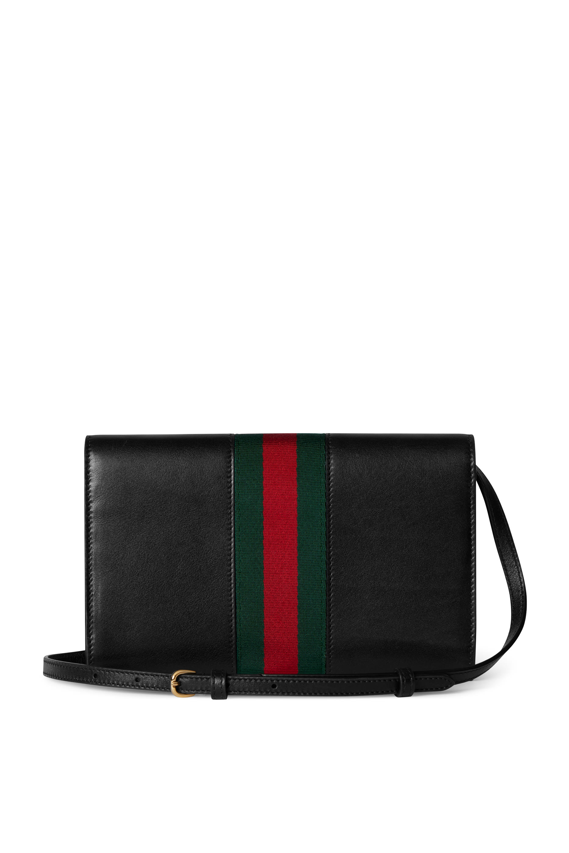 Horsebit Web Wallet with Strap