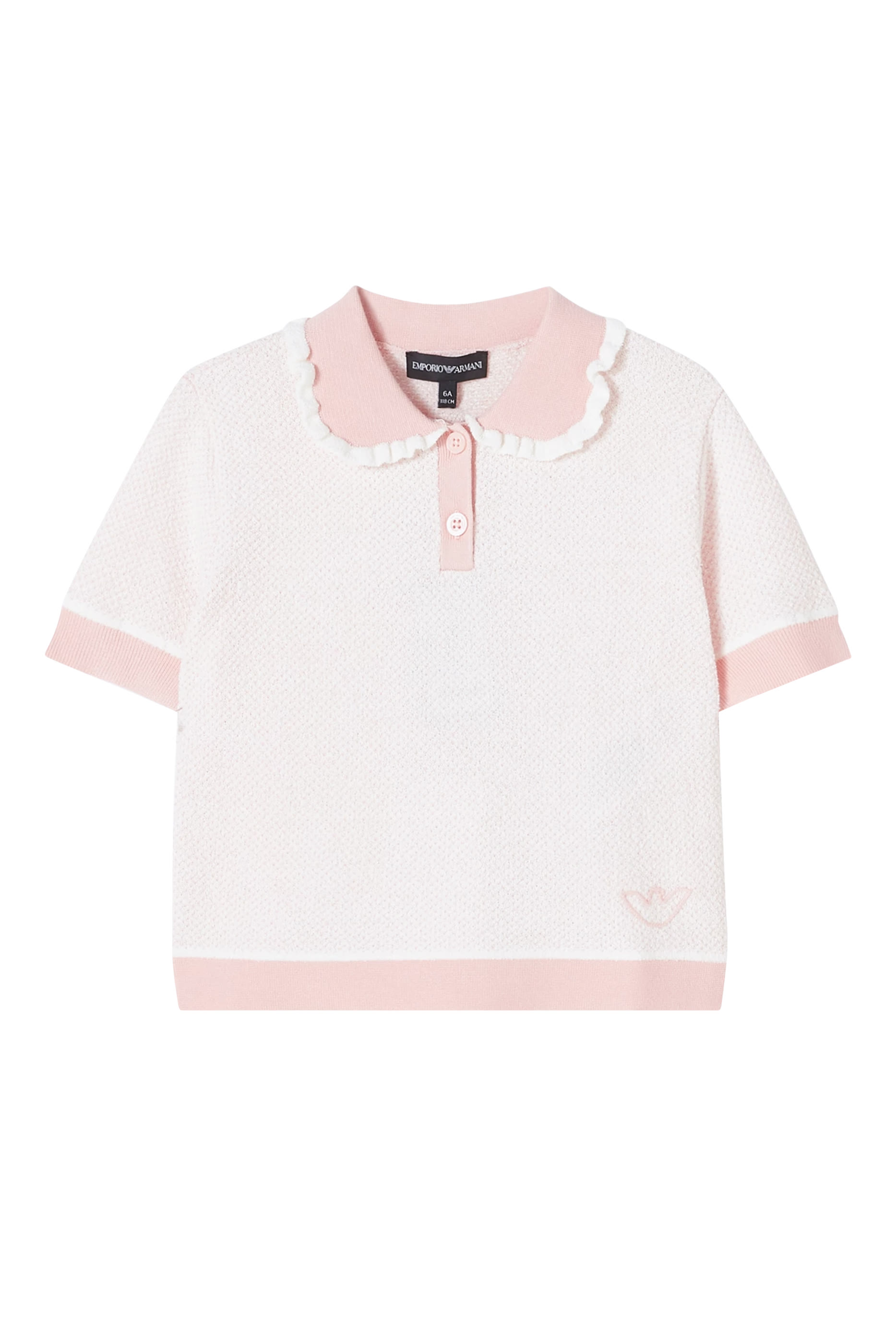 Kids Knit Half-Button Detail Sweater