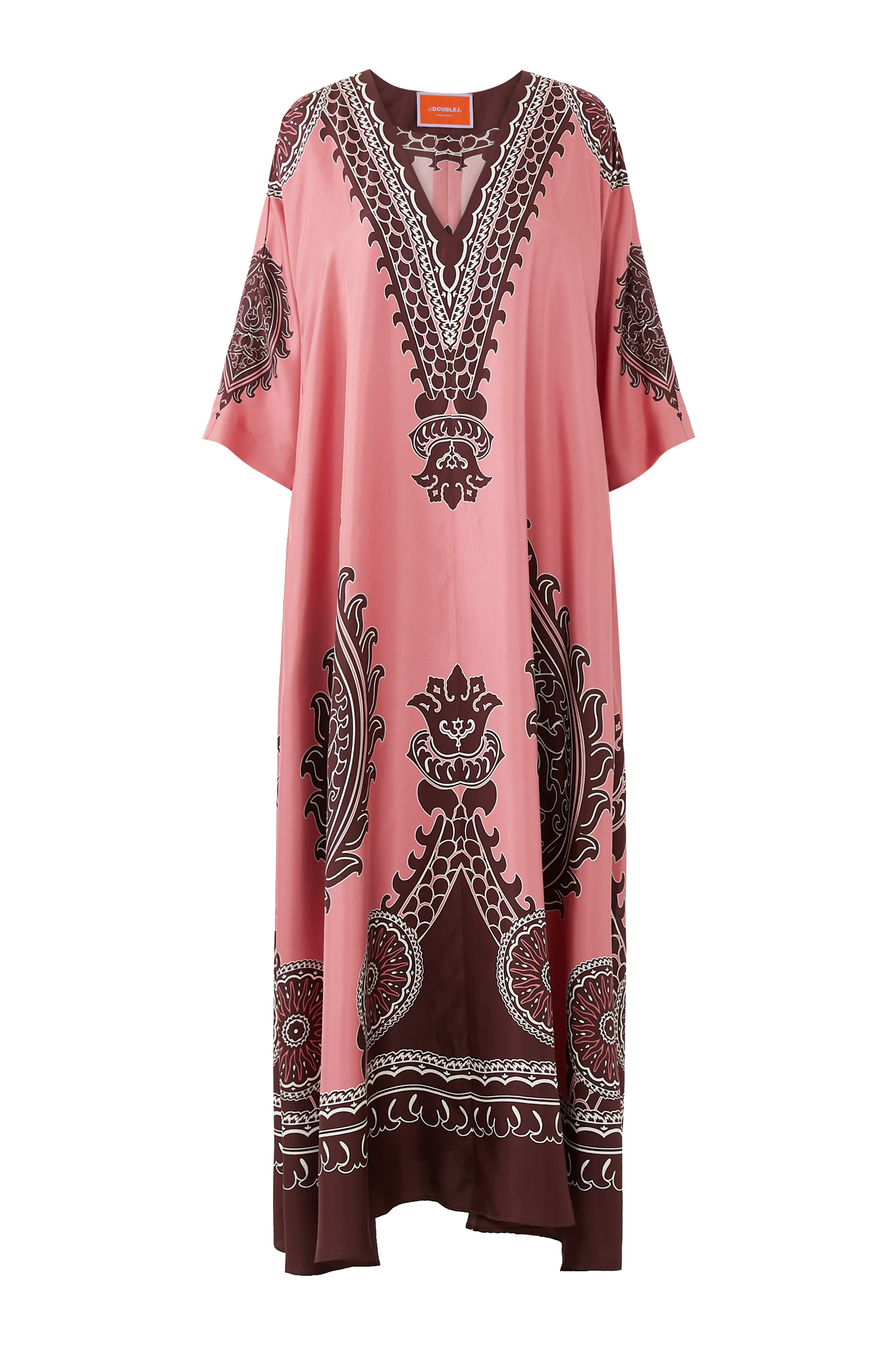 Muumuu Twill Silk Dress