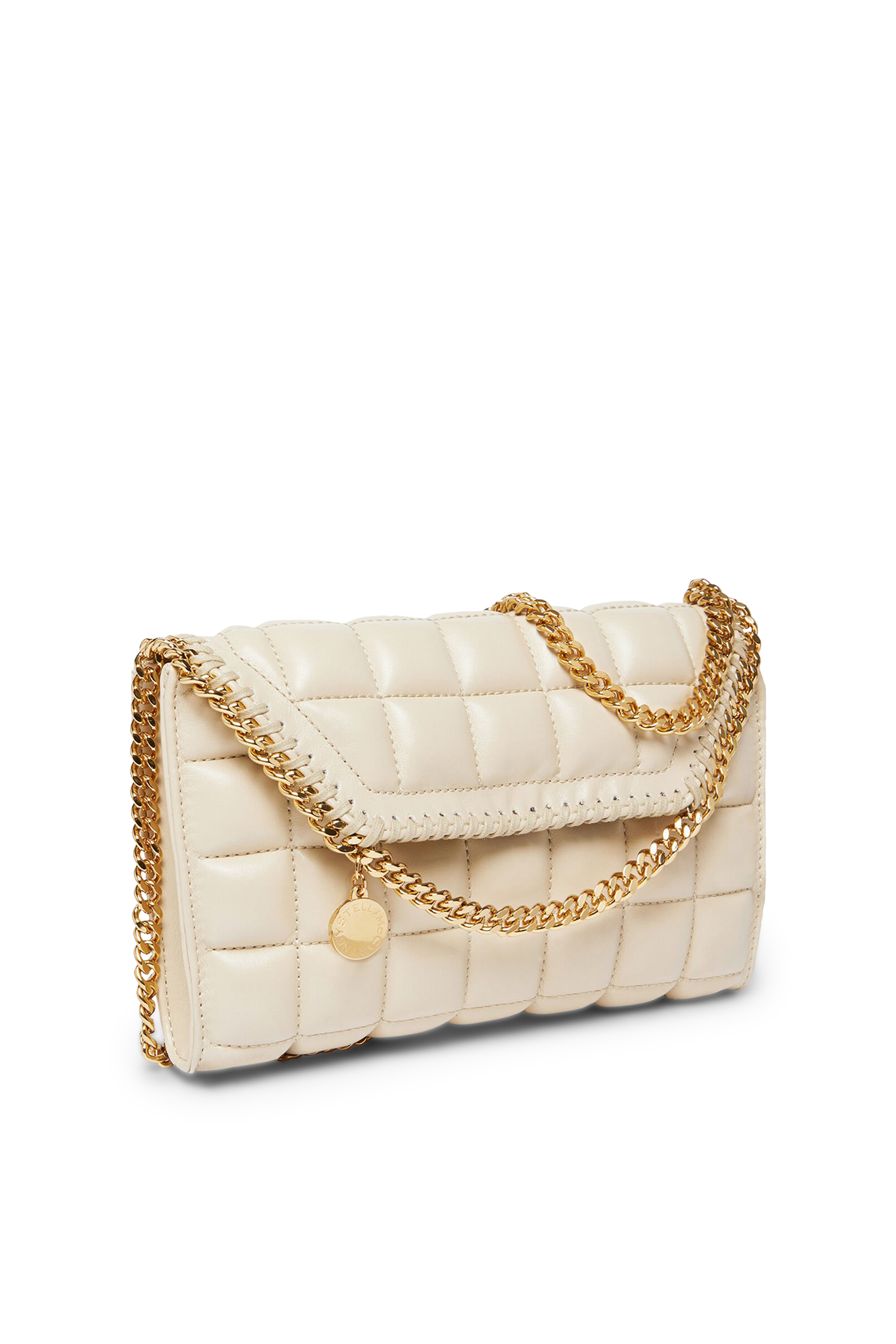 Falabella Square Quilted Wallet Crossbody Bag