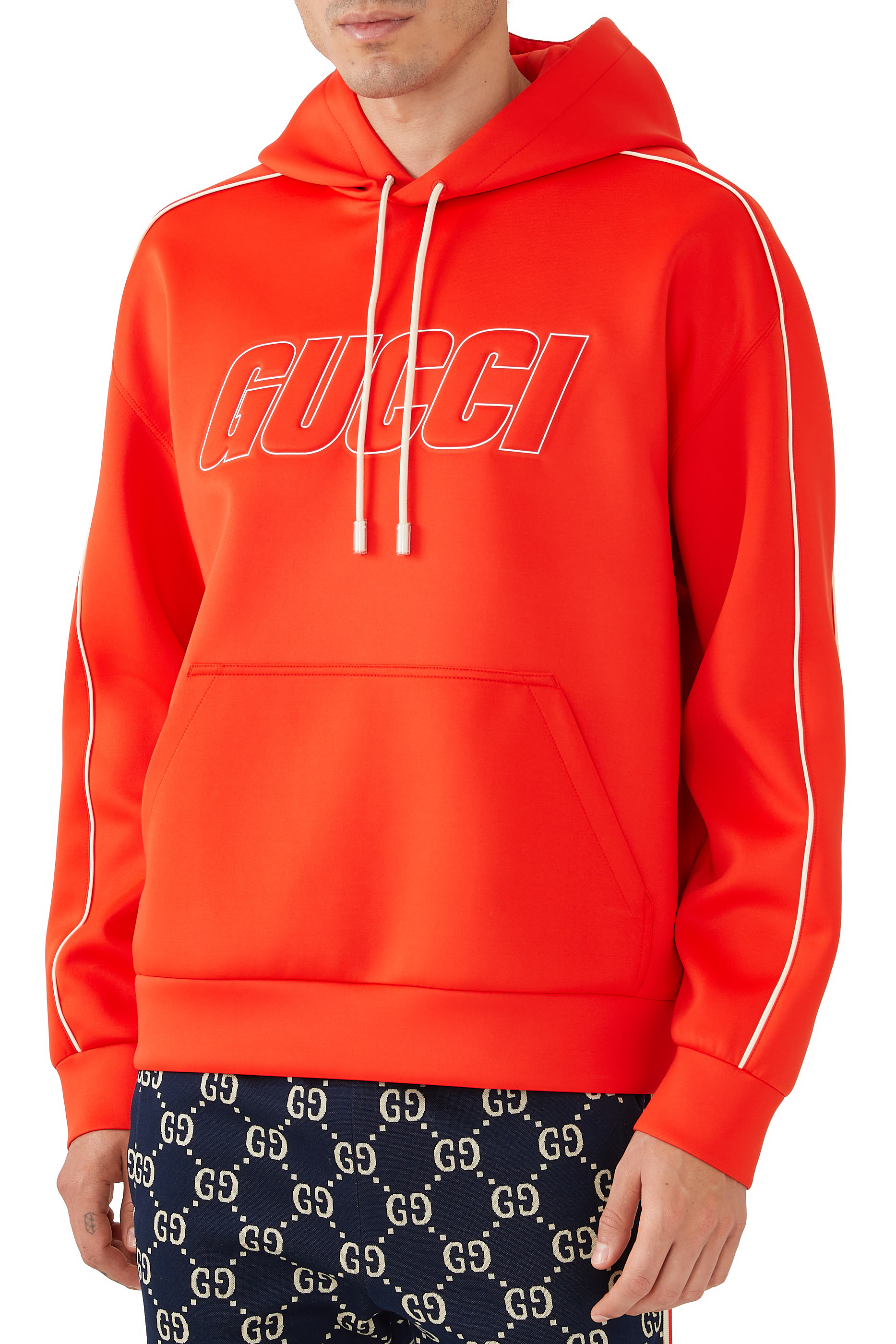 Neoprene Logo Hoodie