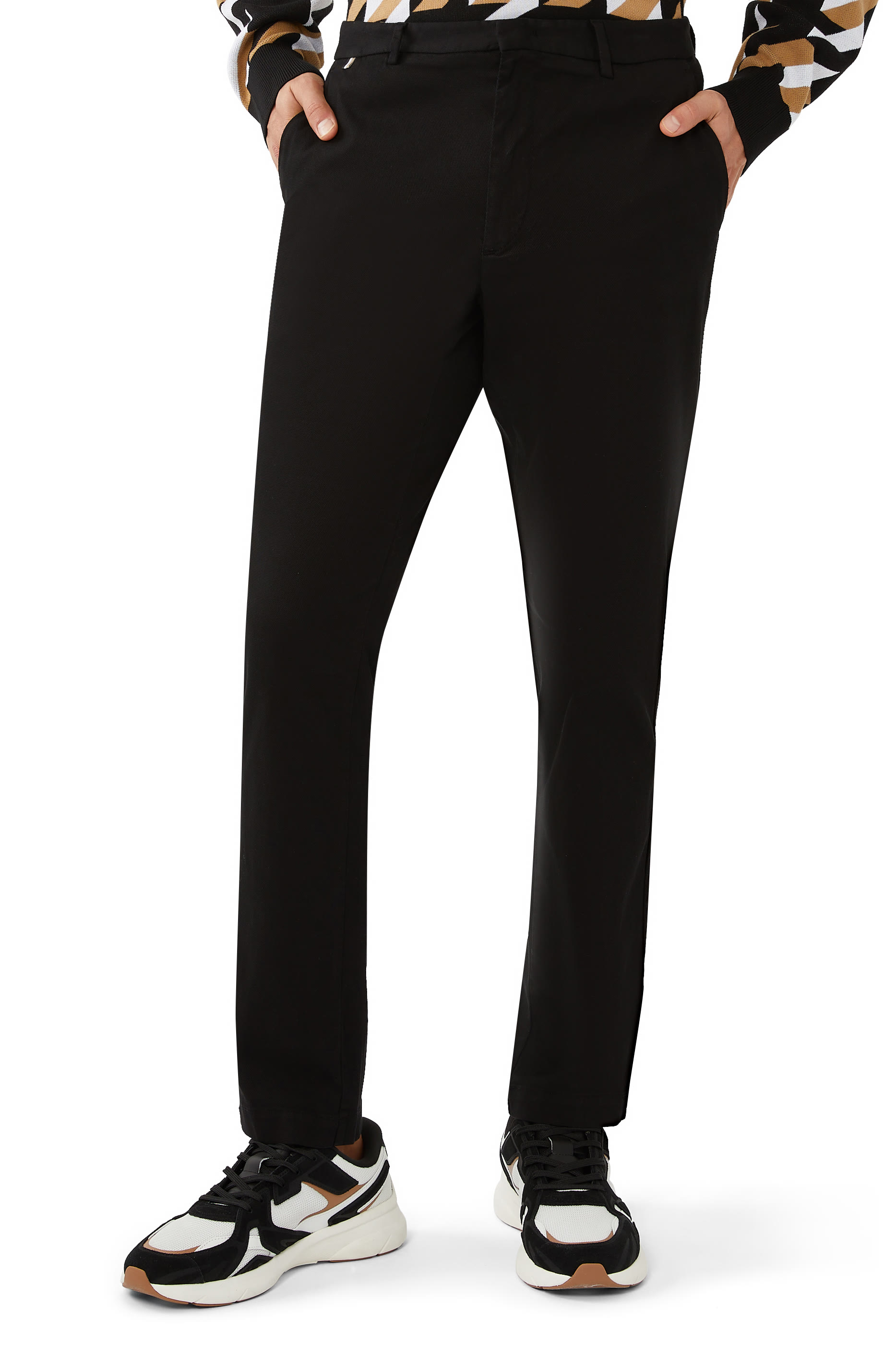 Slim-Fit Stretch Cotton Chinos