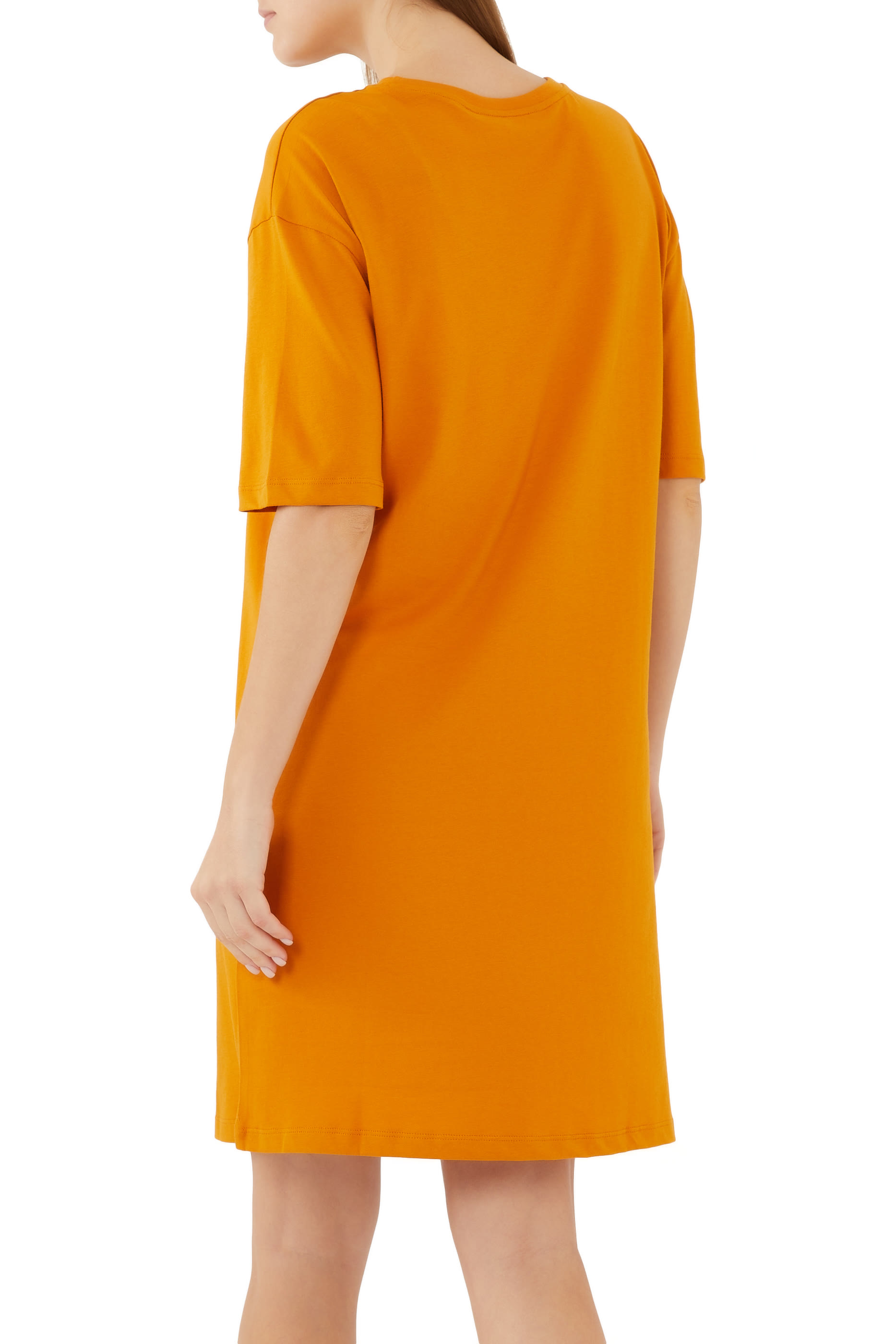 Logo Cotton Mini Dress