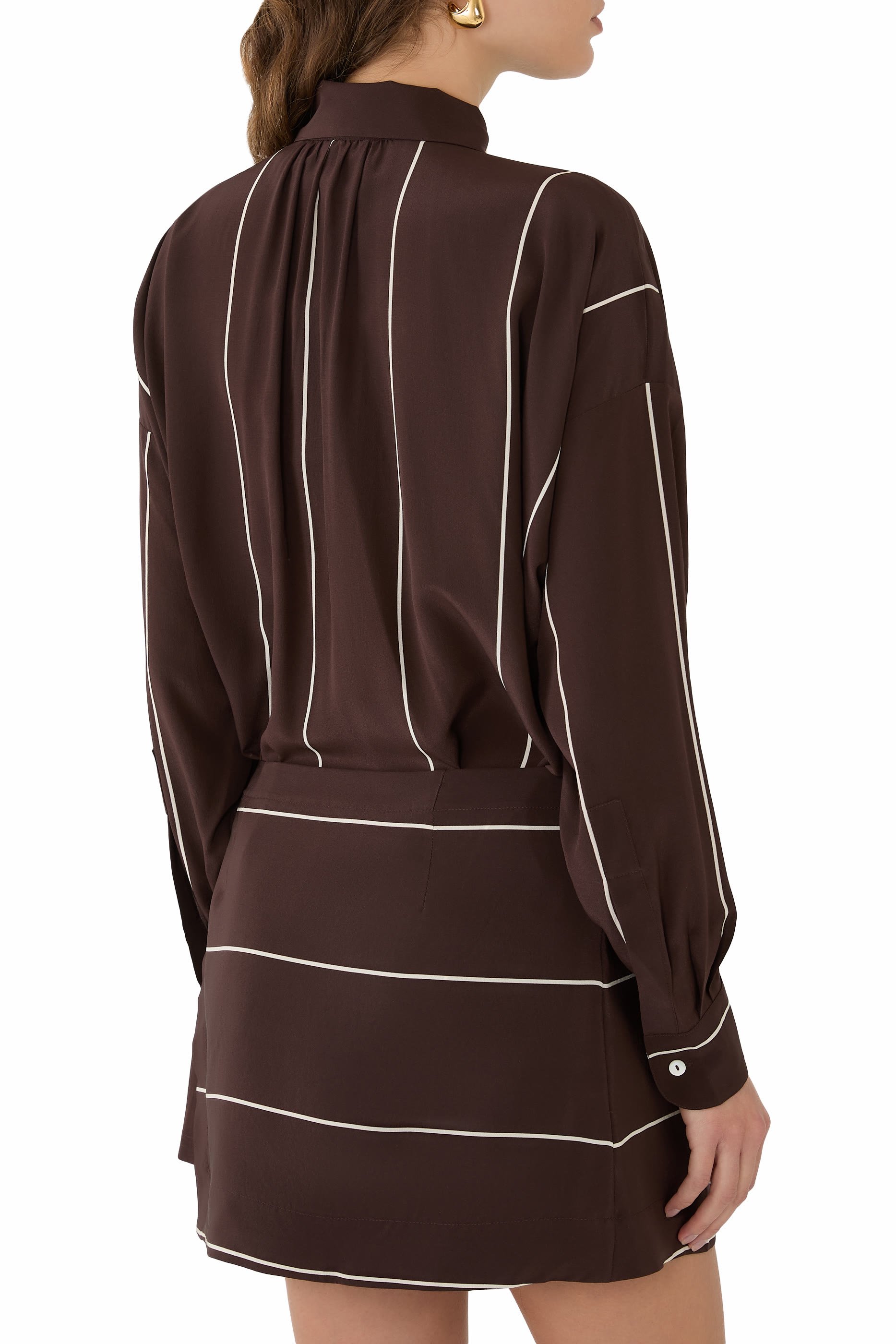 Orta Silk Wrap Mini Dress