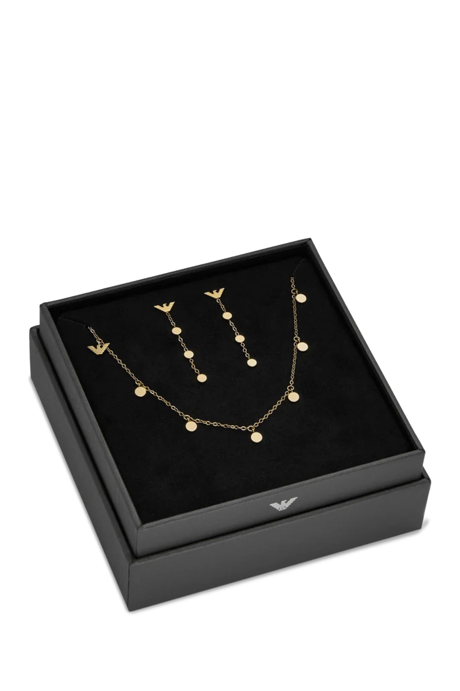 Logo Necklace & Earring Gift Set