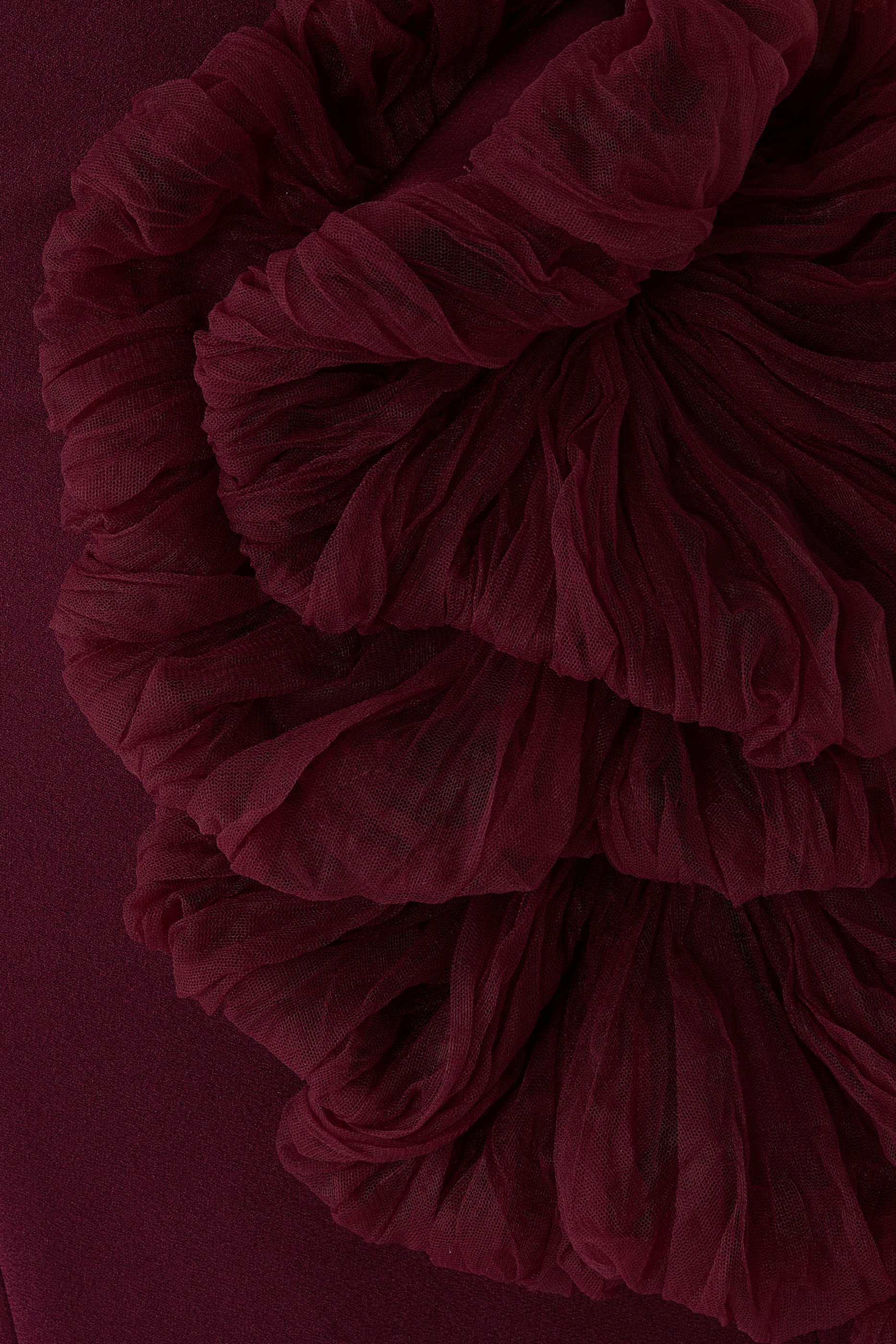 Floral Strapless Gown