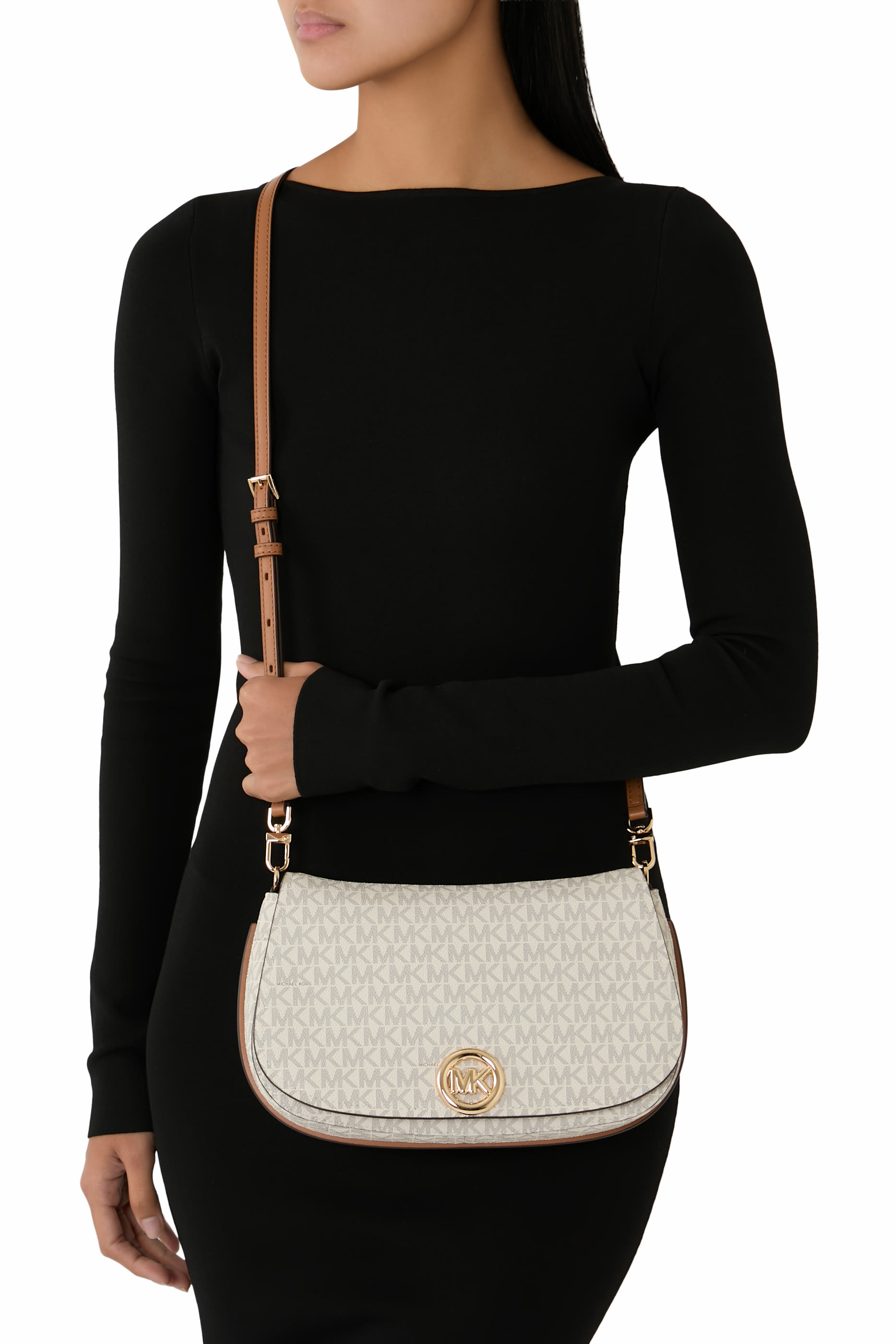 Nolita Medium Signature Logo Convertible Shoulder Bag