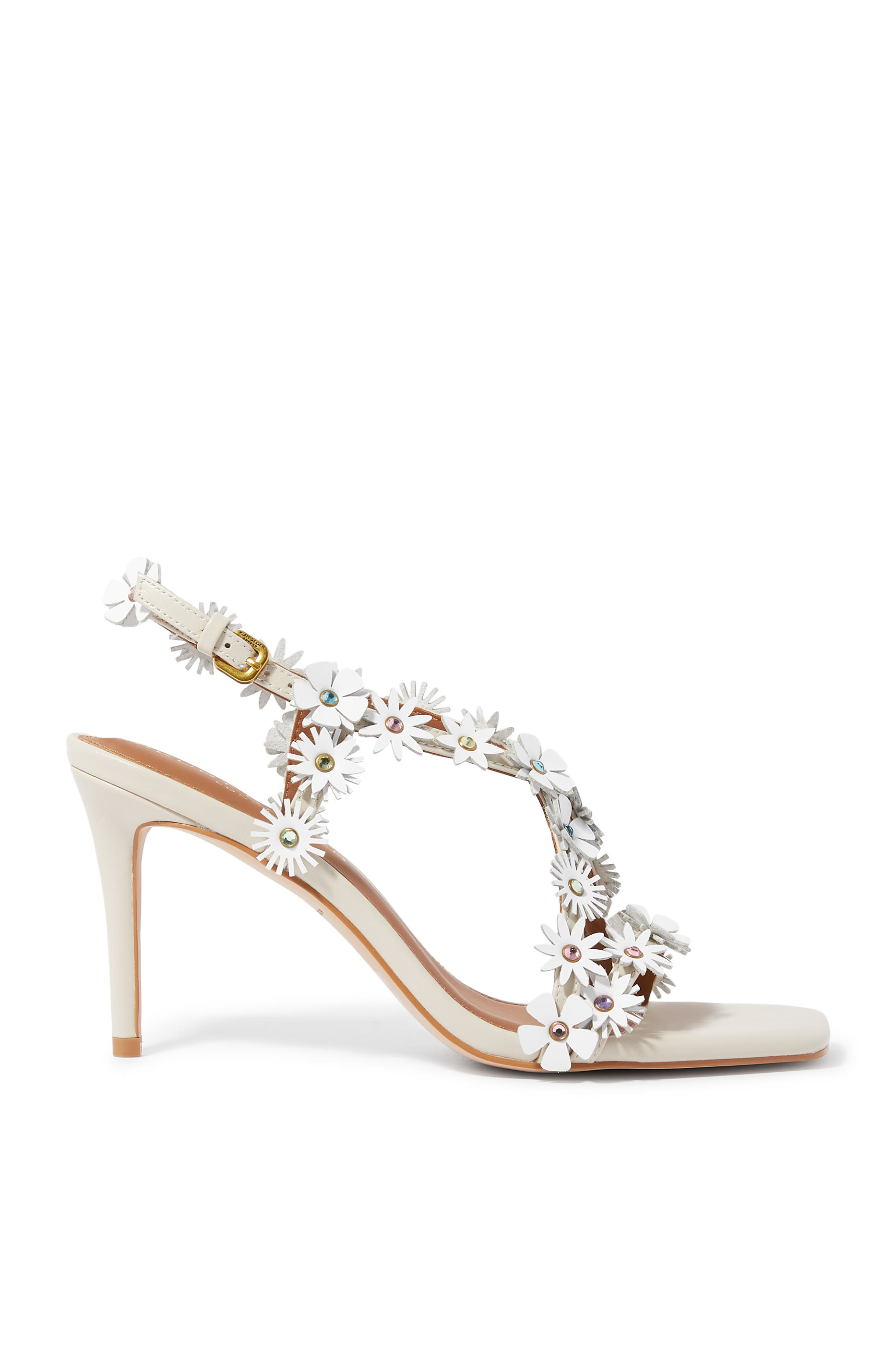 Flower 83 Leather Sandals