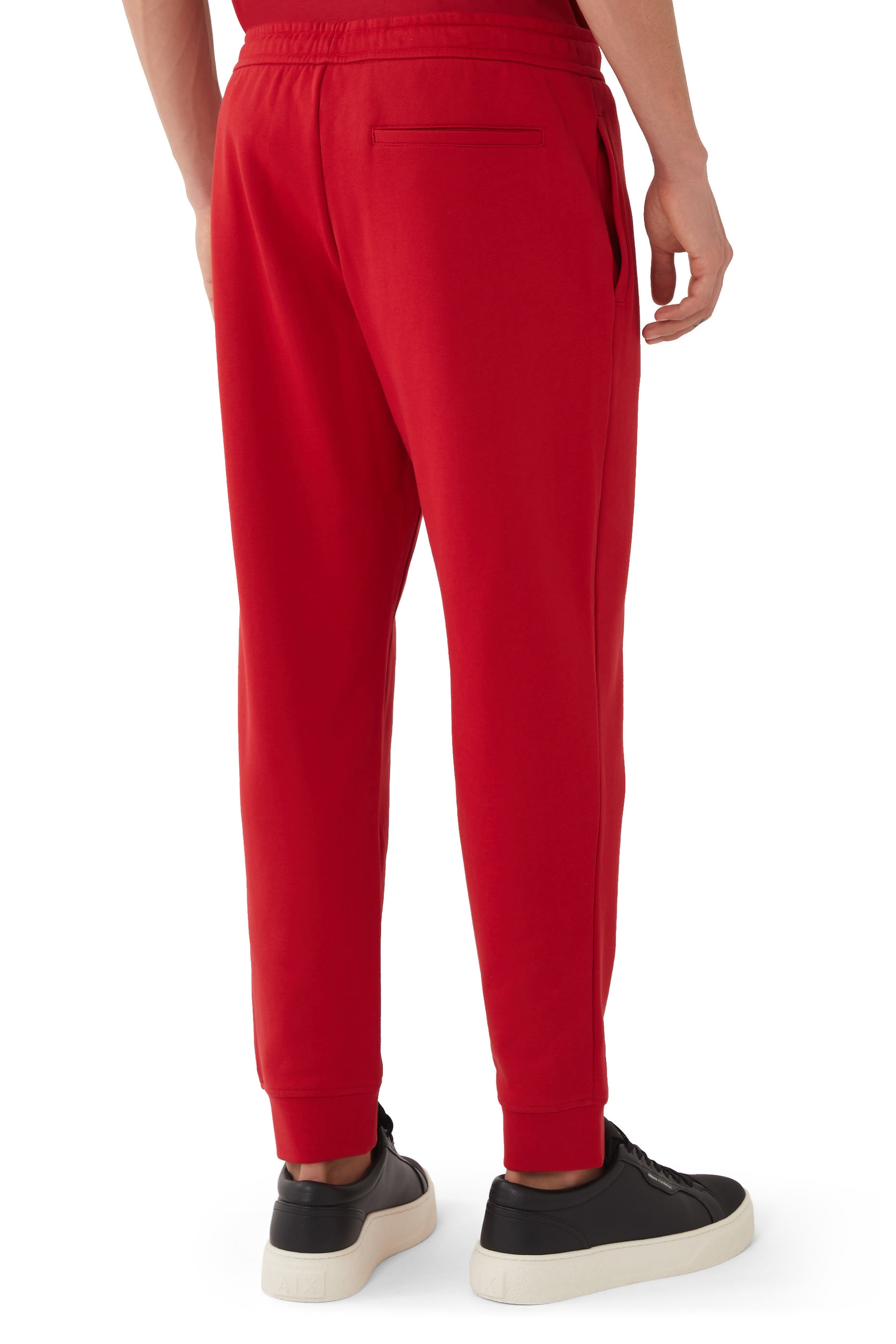 Dragon Embroidery Cotton Jersey Sweatpants