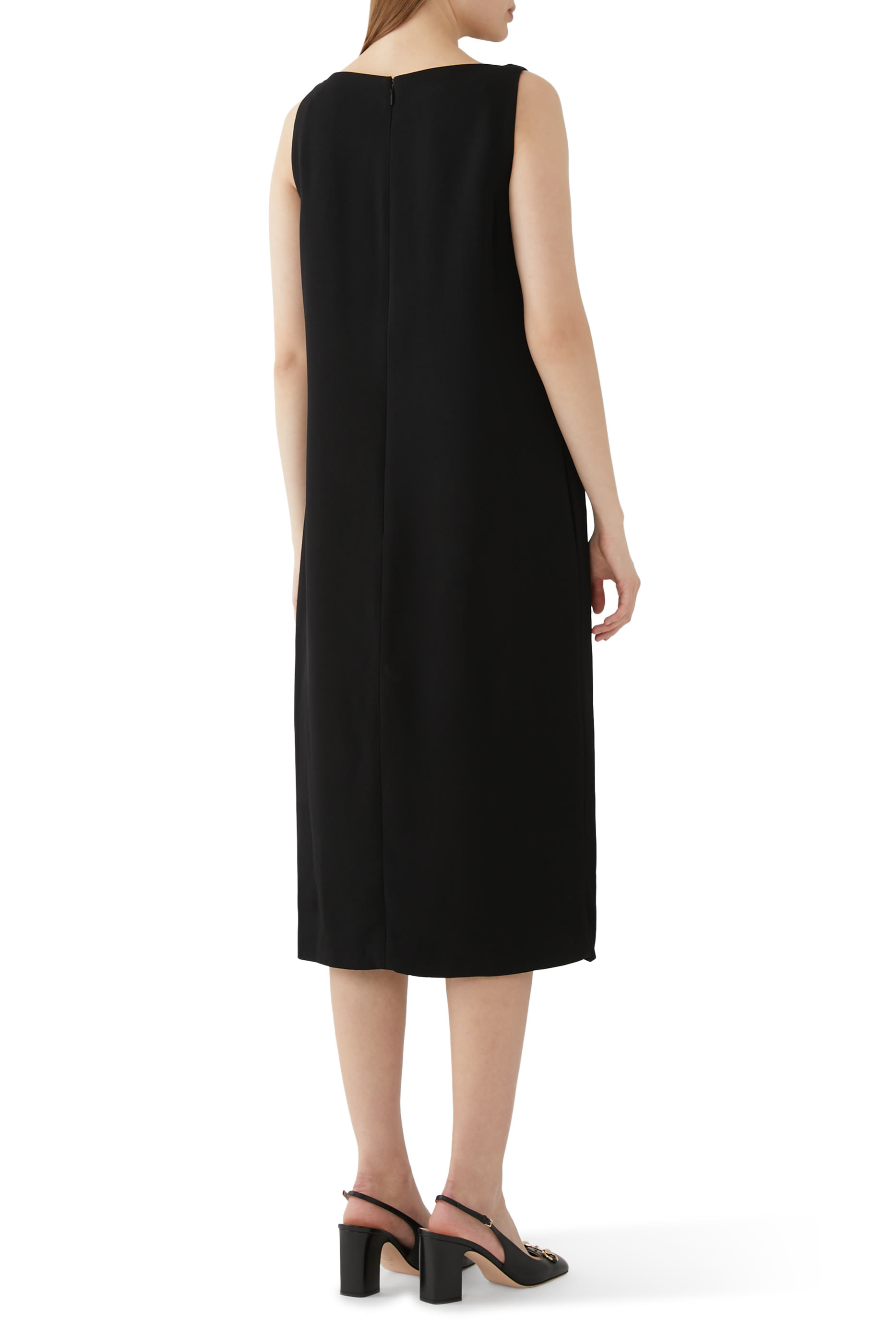 Heavy Viscose Sable Horsebit Dress