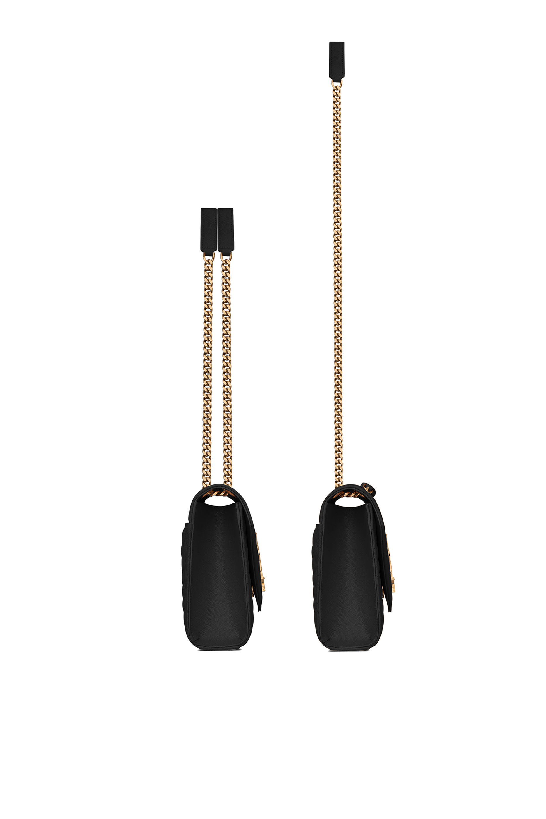 Envelope Medium Bag in Mix Matelass&eacute; Grain de Poudre Embossed Leather