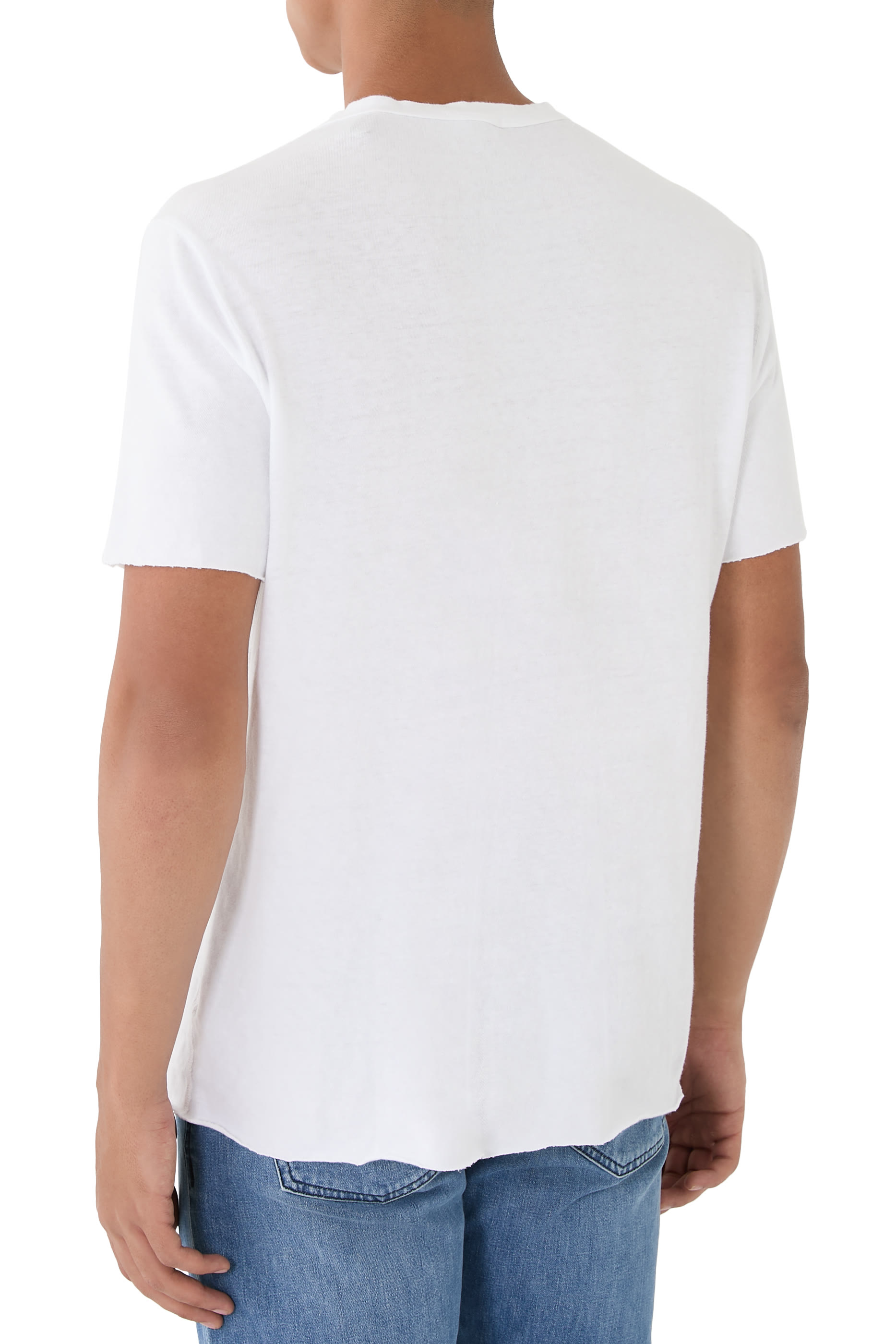 Slub Jersey Short-Sleeved Henley