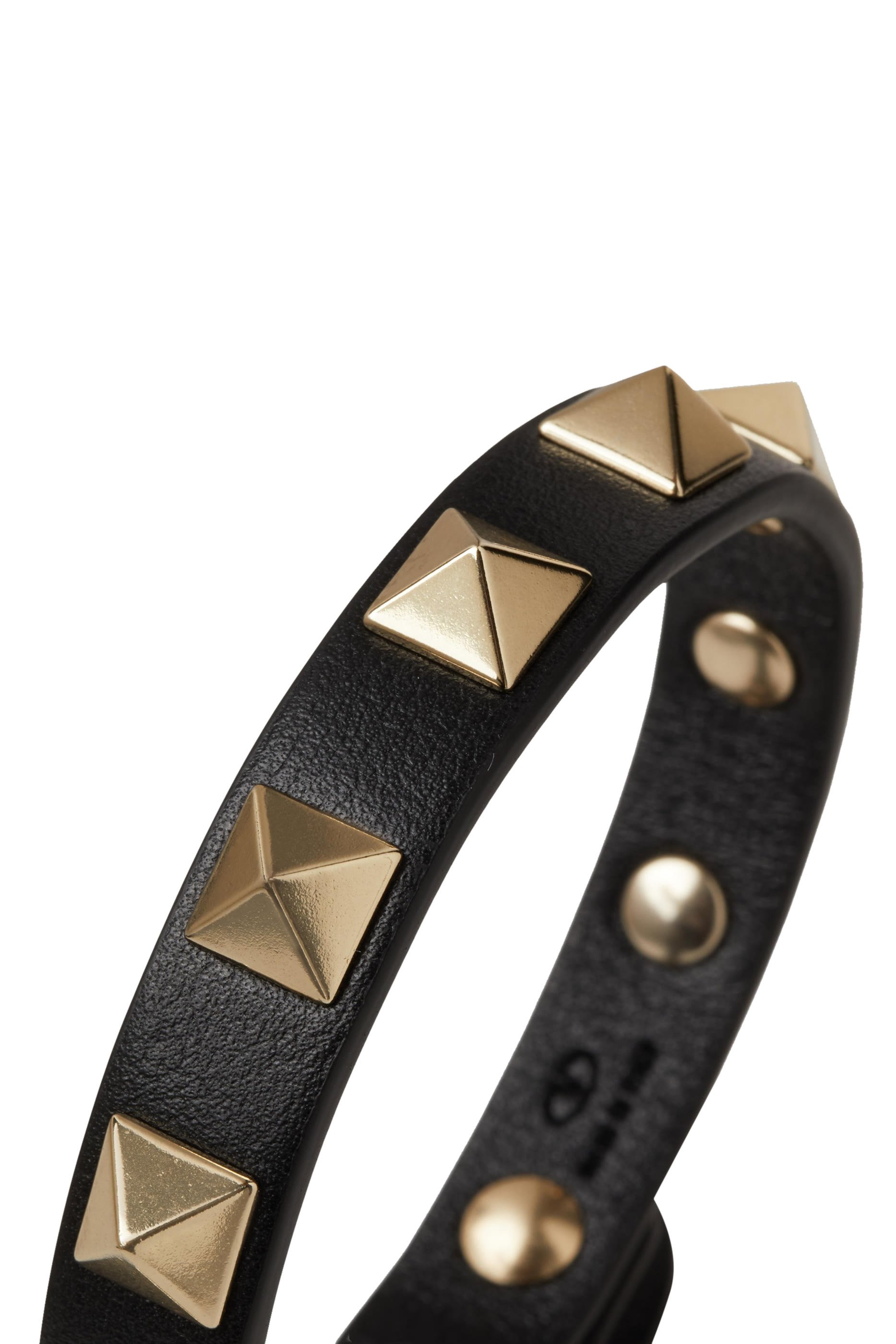 Rockstud Small Leather Bracelet
