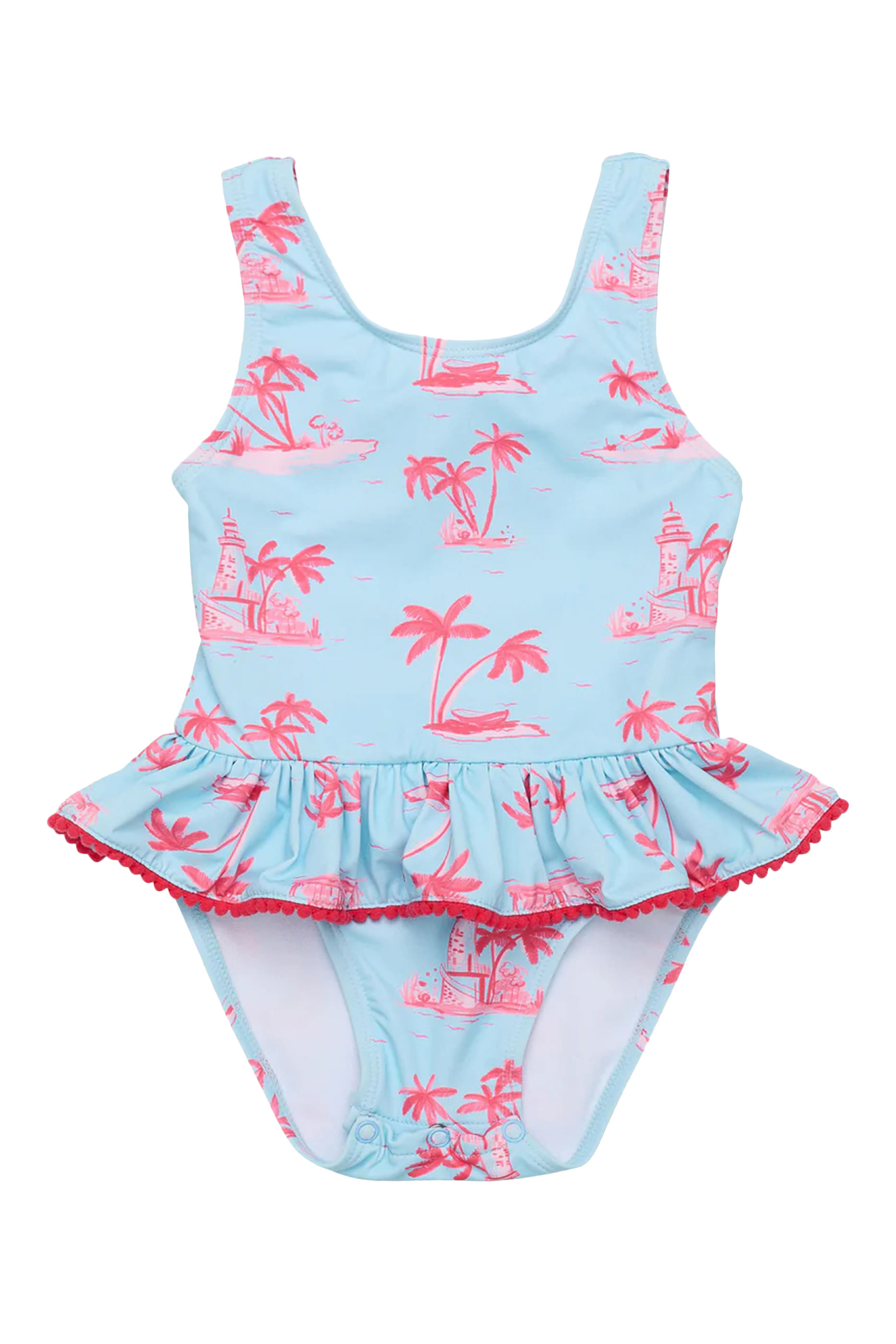 Kids Lighthouse Island Sustainable Skirt Swimsuit