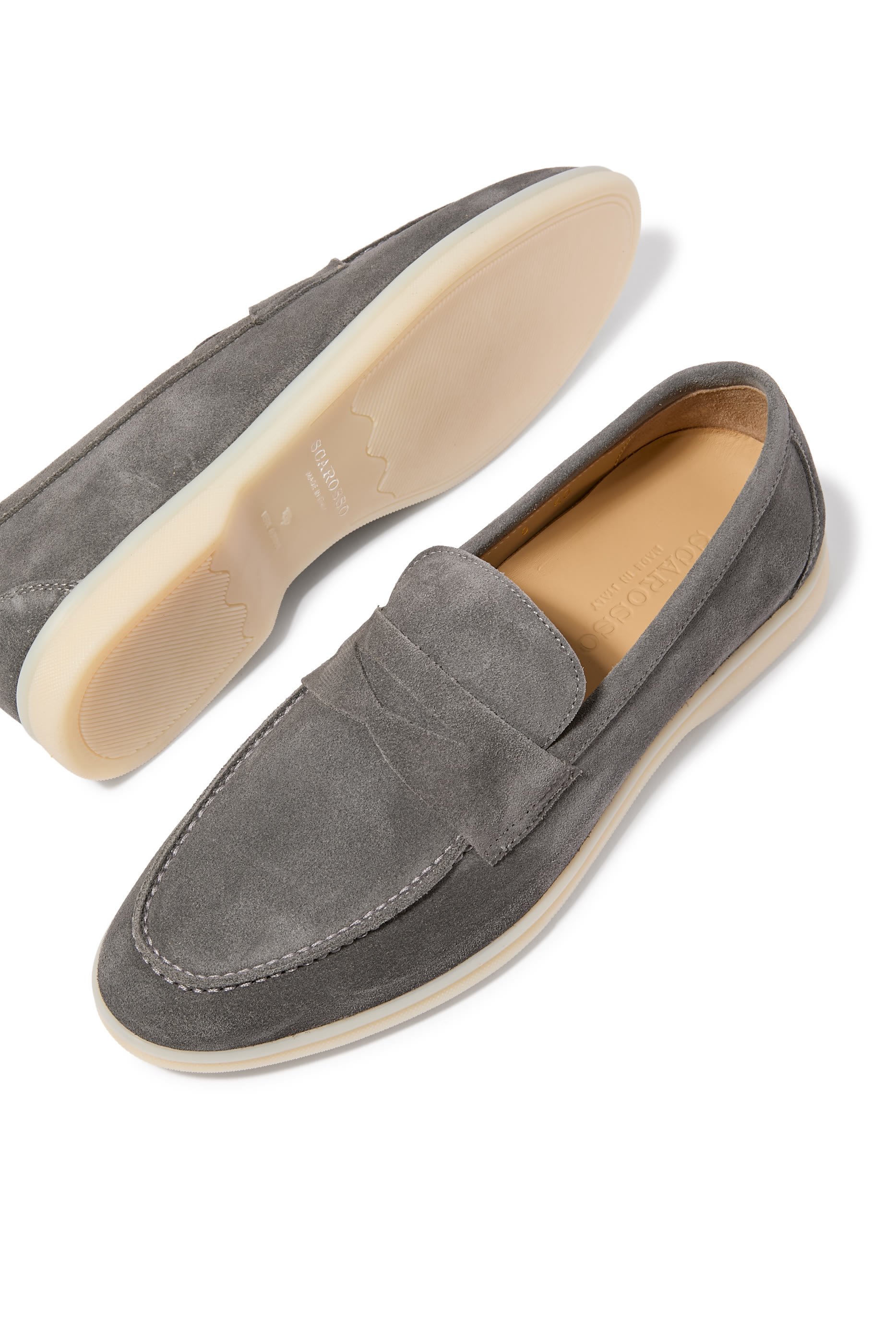 Luciana Grey Suede Sneakers