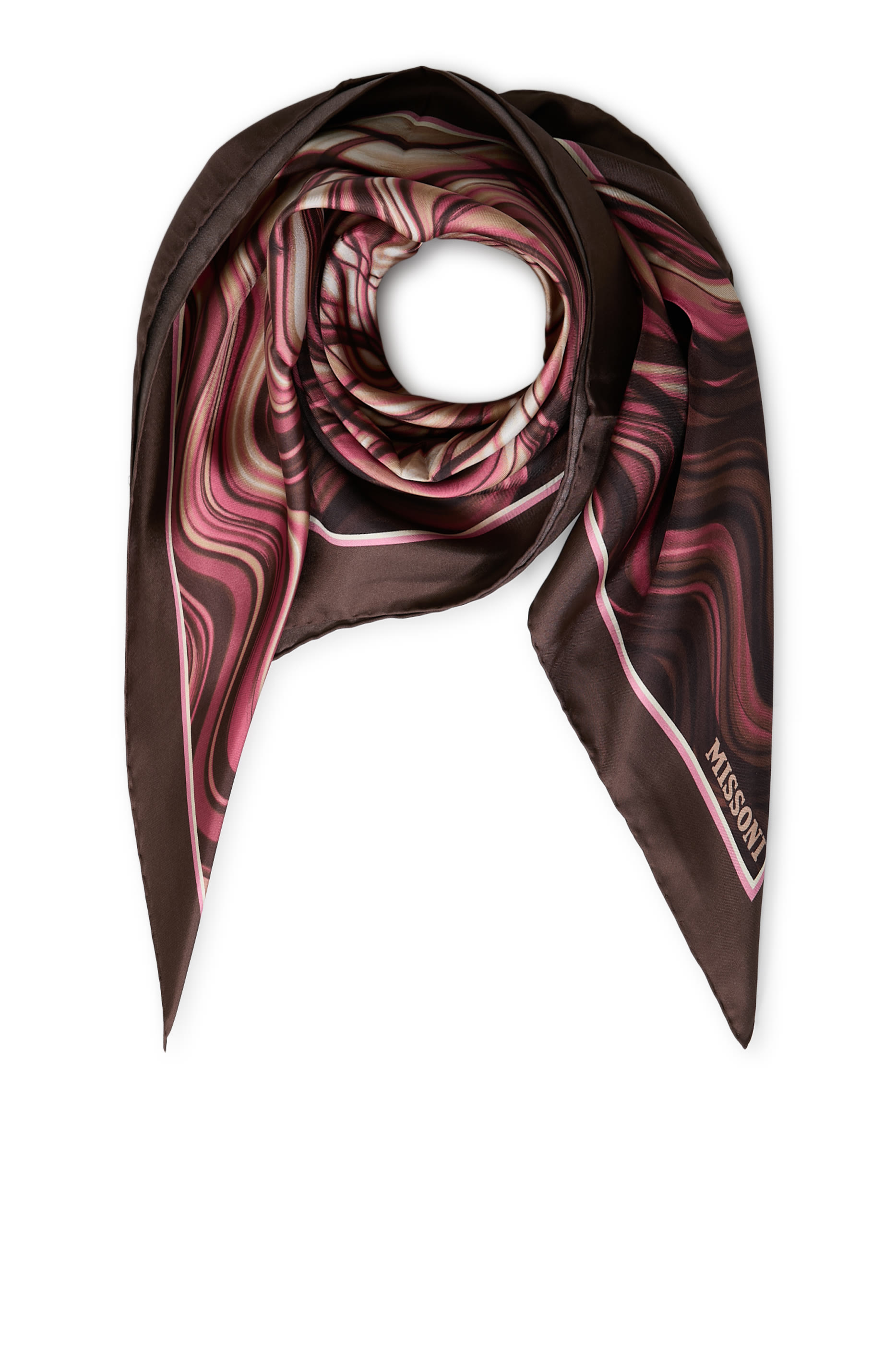 Waves Silk Scarf