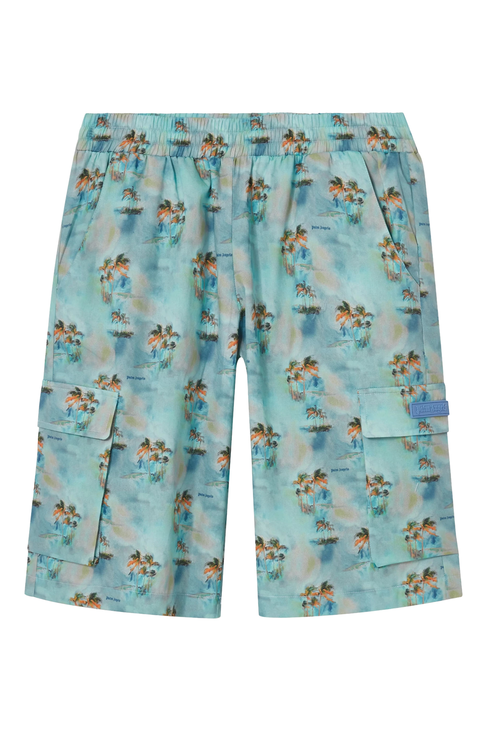 Kids AOP Palms Cargo Shorts