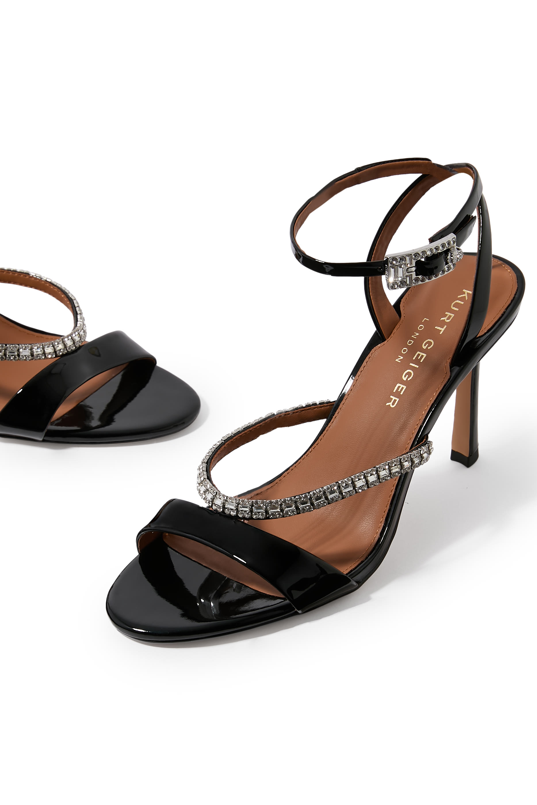 Crystal Strap 90 Sandals