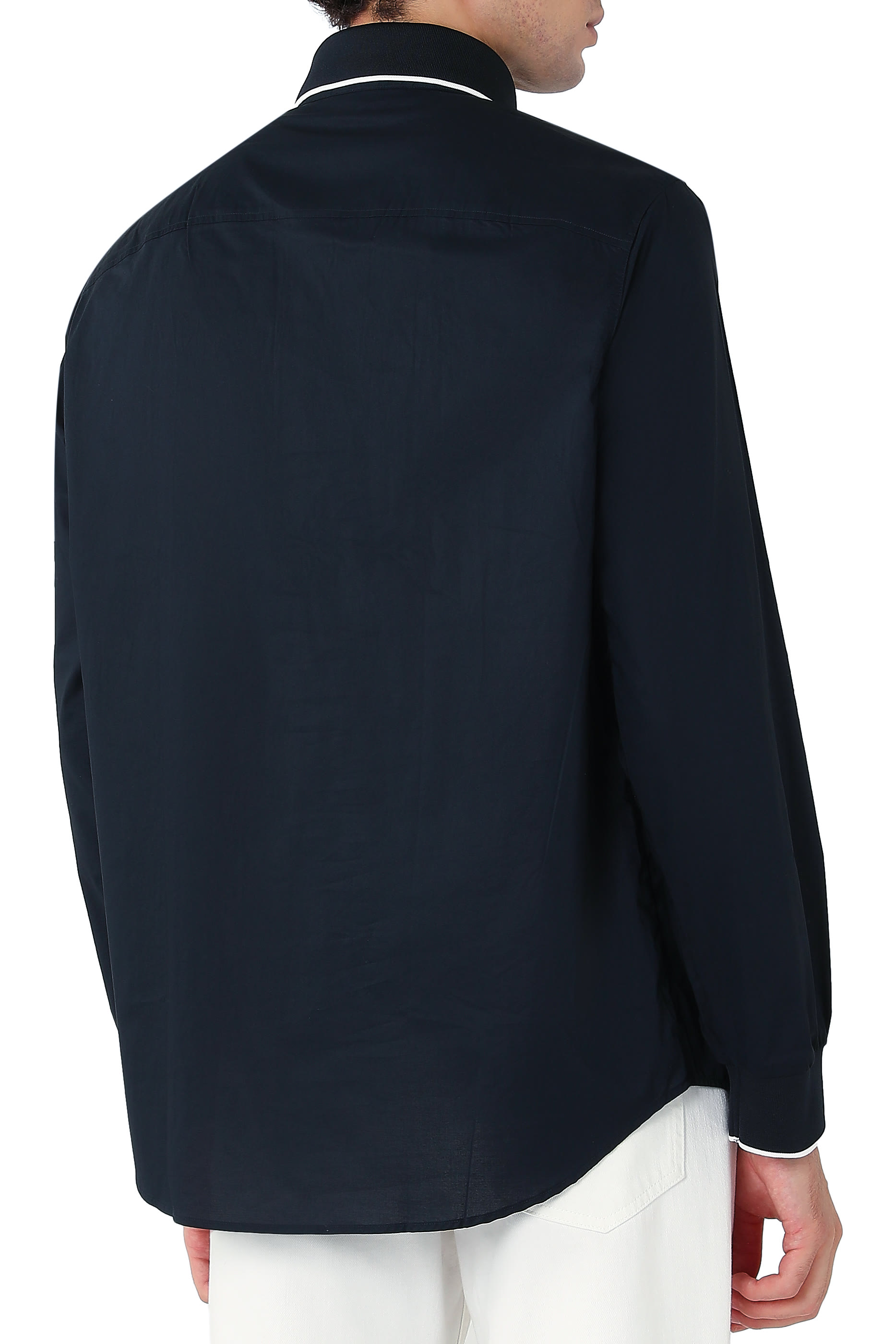 AX Logo Rib Details Shirt