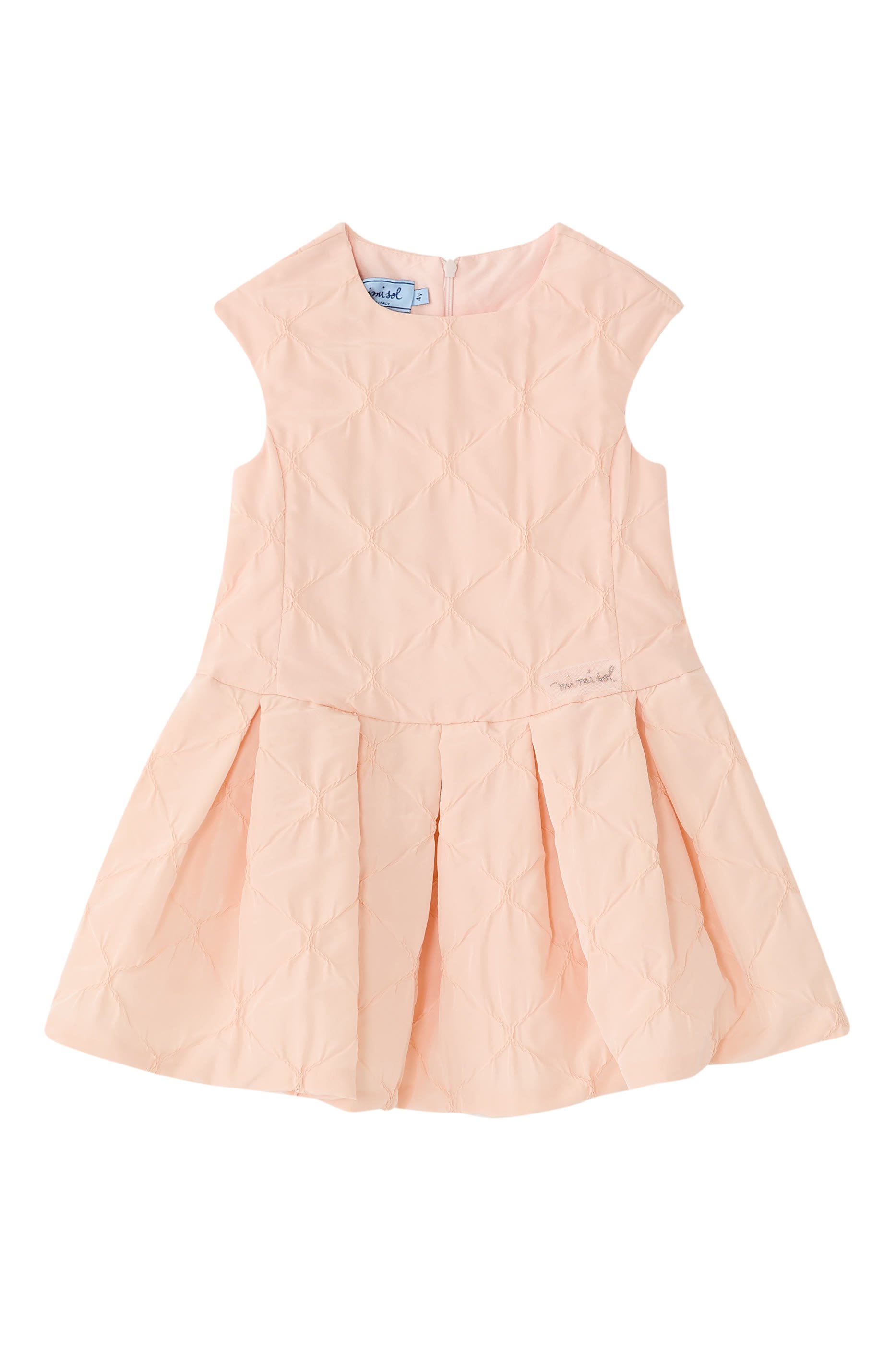 Kids Geometric Taffeta Dress