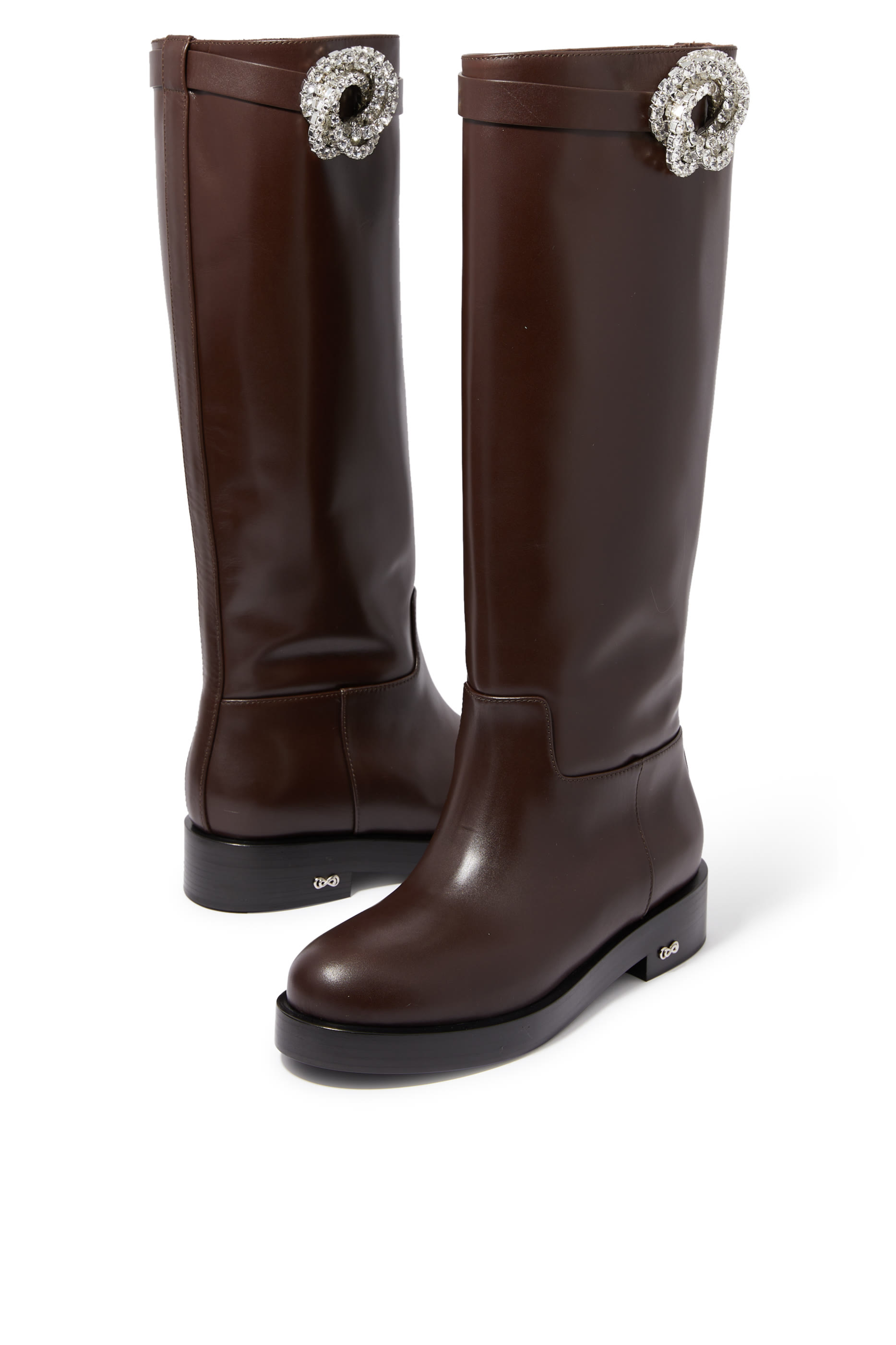 Galaxy Leather Riding Boots