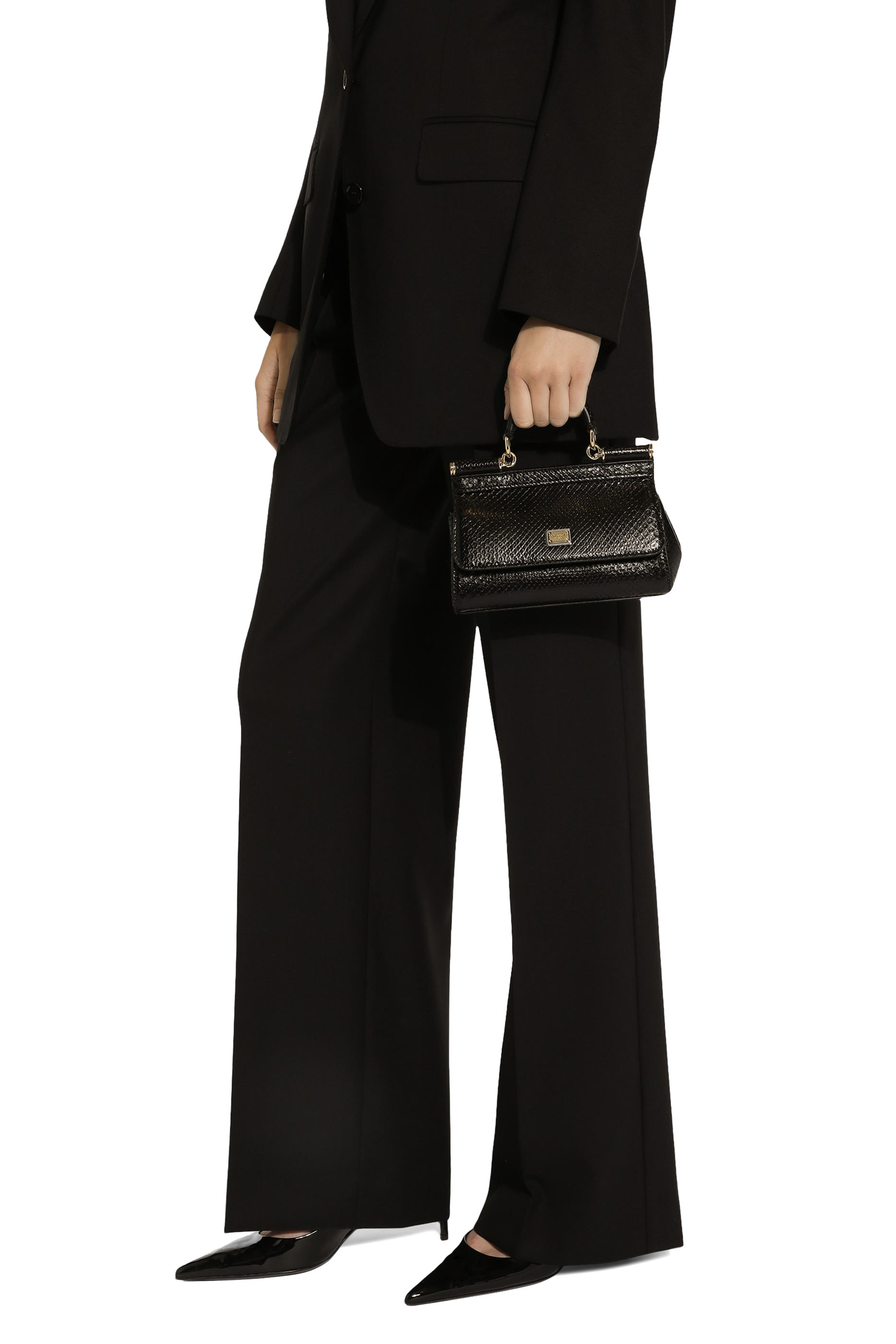 Small Sicily Python Skin Handbag