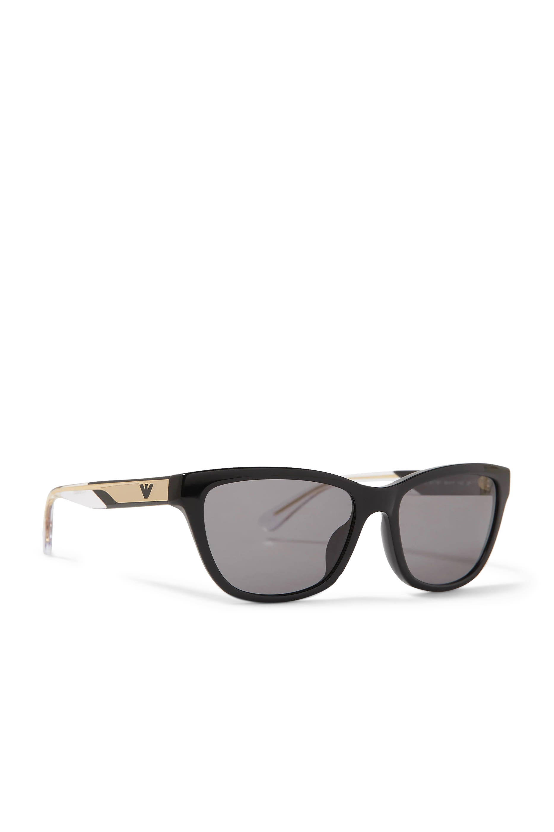 D-Frame Smoke Lenses Sunglasses