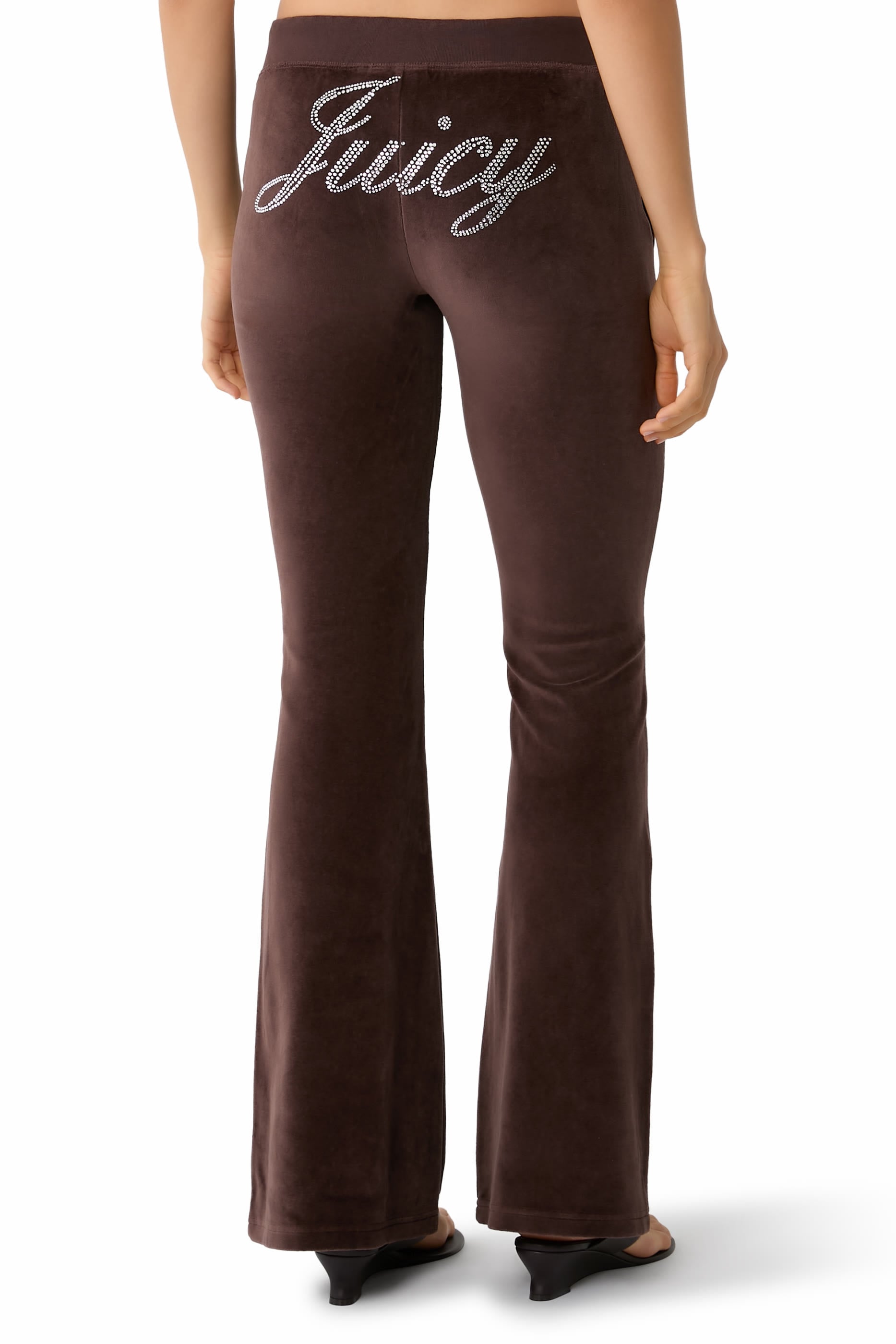 Juicy Script Velour Sweatpants